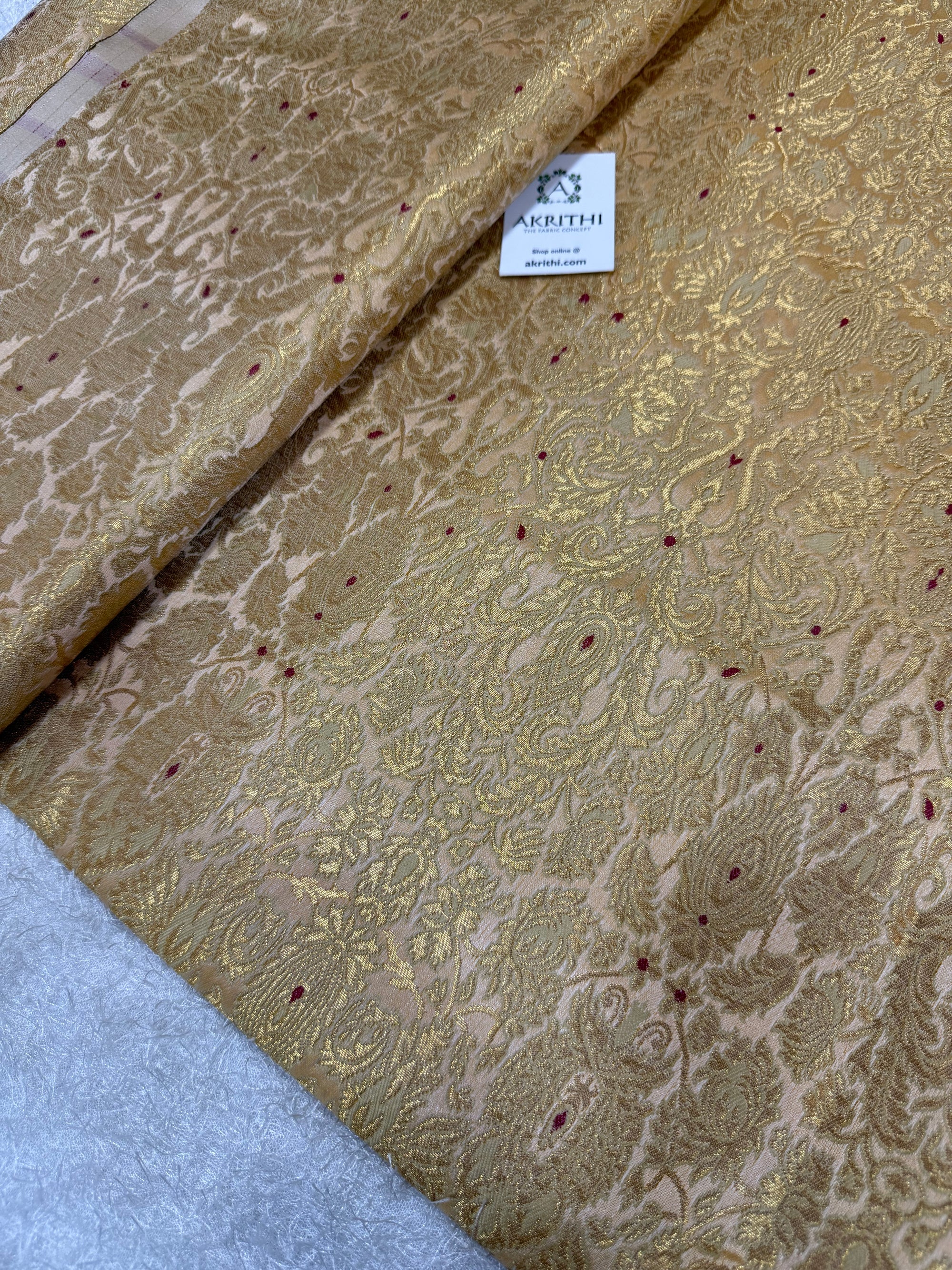 Pure Banarasi Kim khwab fabric