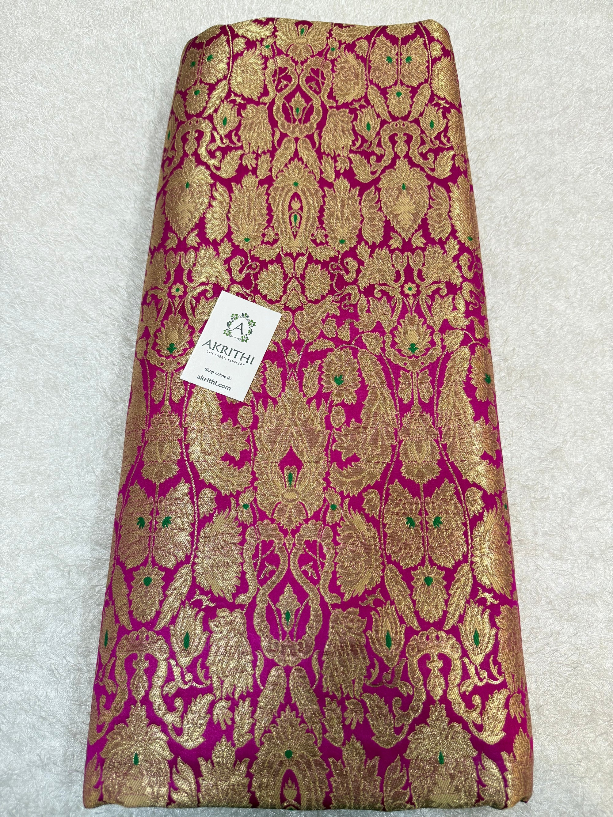 Pure Banarasi Kim khwab fabric