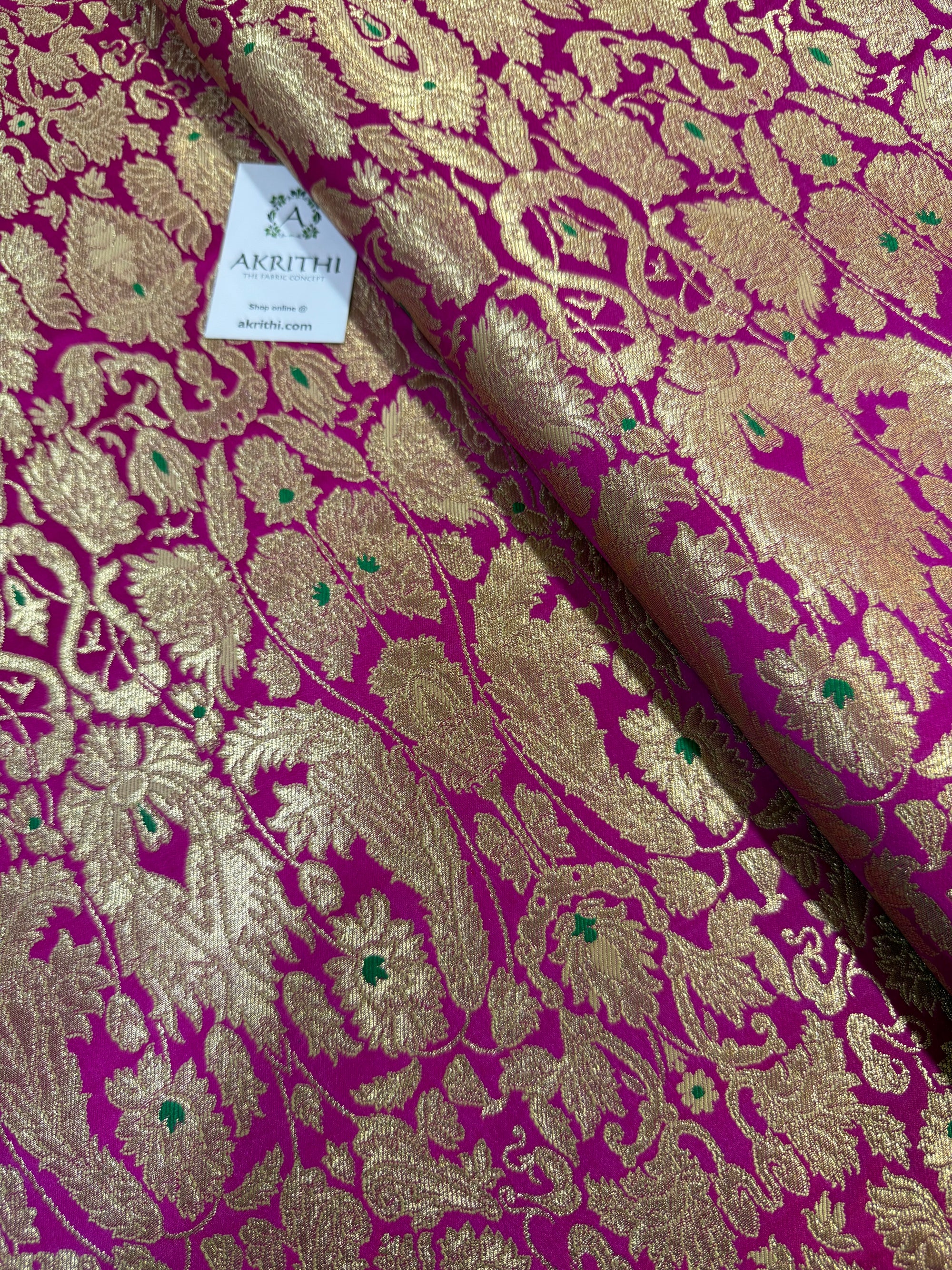 Pure Banarasi Kim khwab fabric