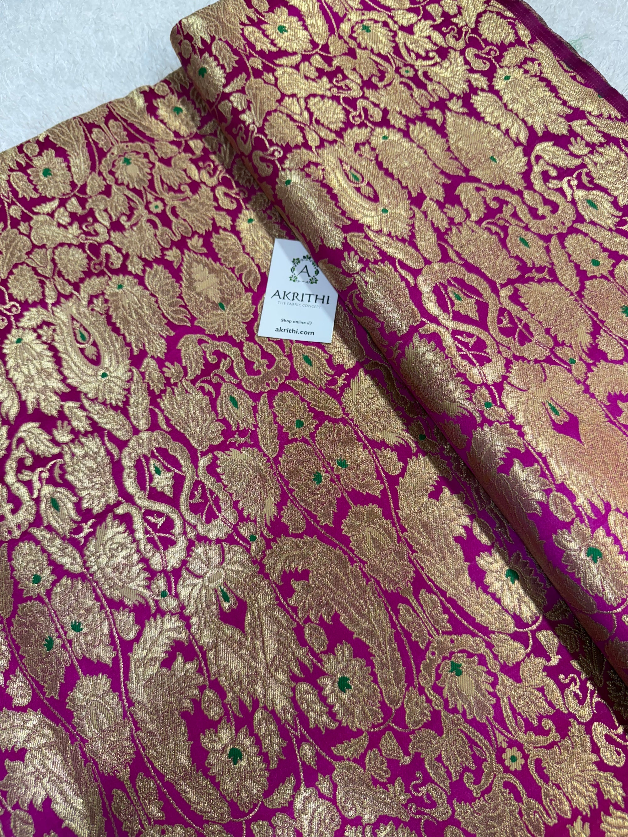 Pure Banarasi Kim khwab fabric