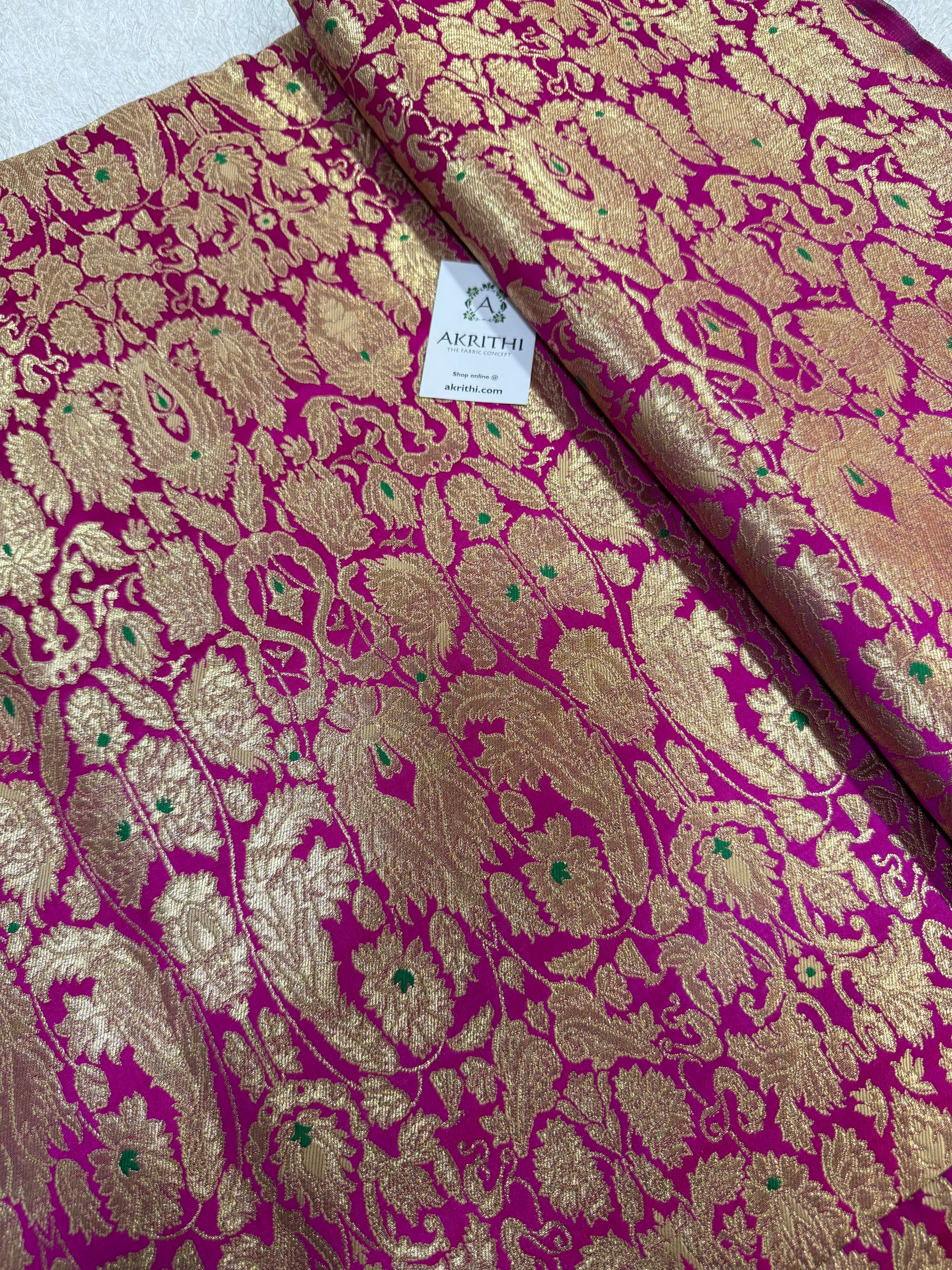 Pure Banarasi Kim khwab fabric