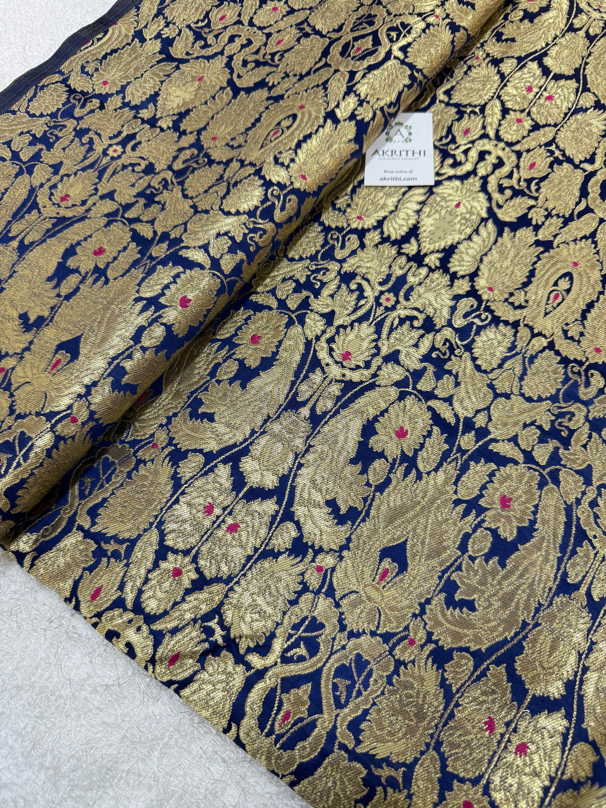 Pure Banarasi Kim khwab fabric