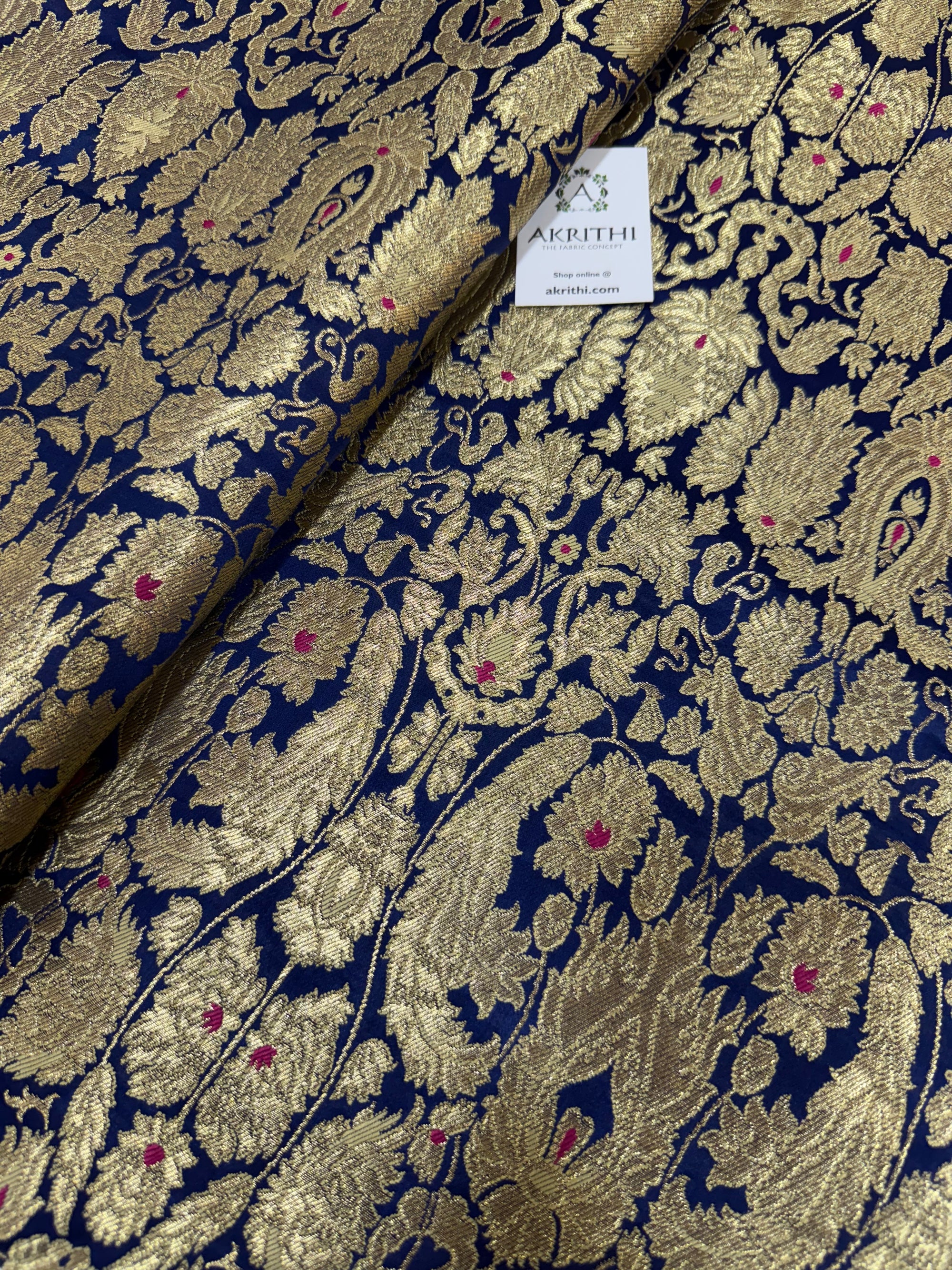 Pure Banarasi Kim khwab fabric