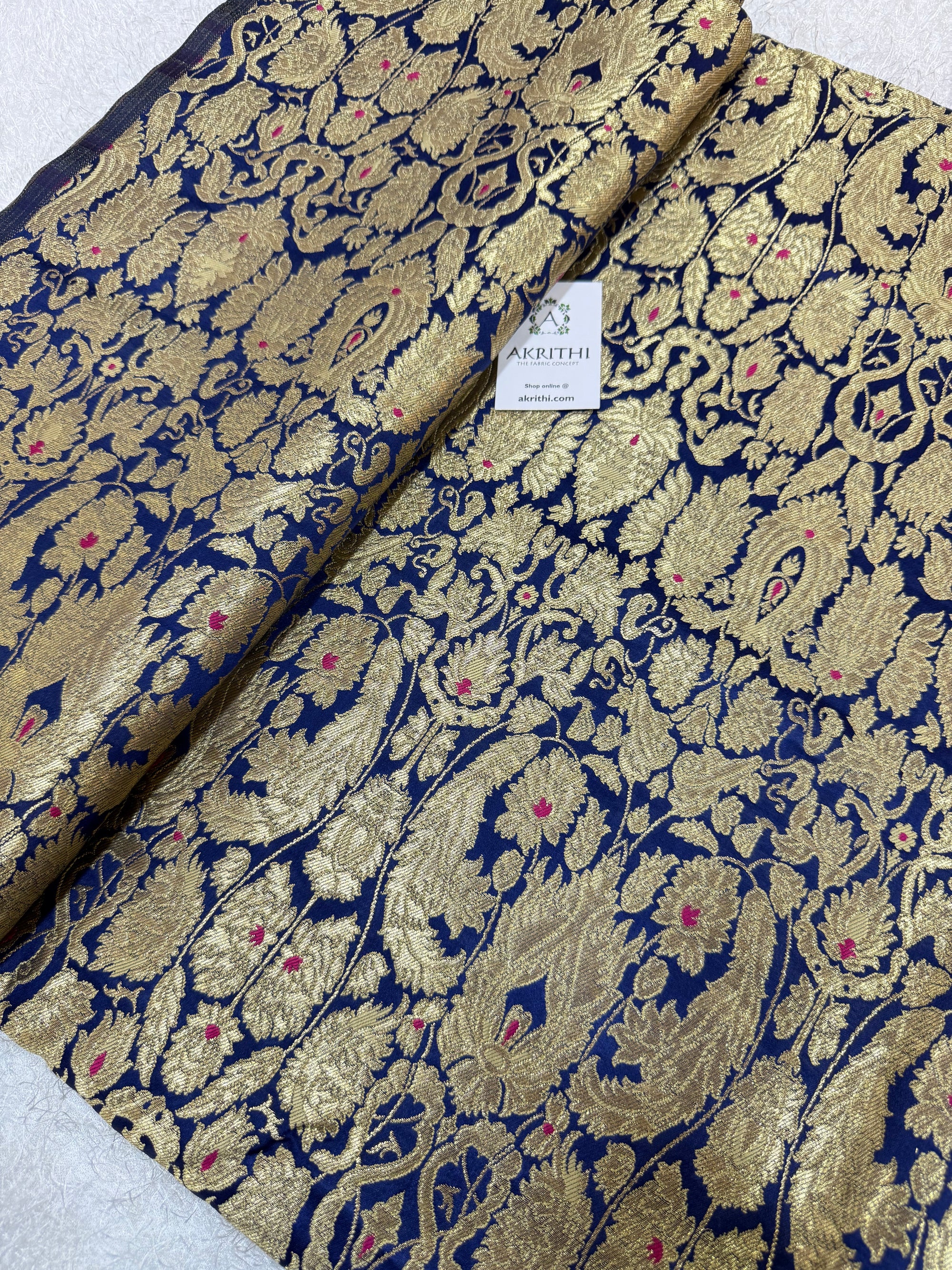 Pure Banarasi Kim khwab fabric