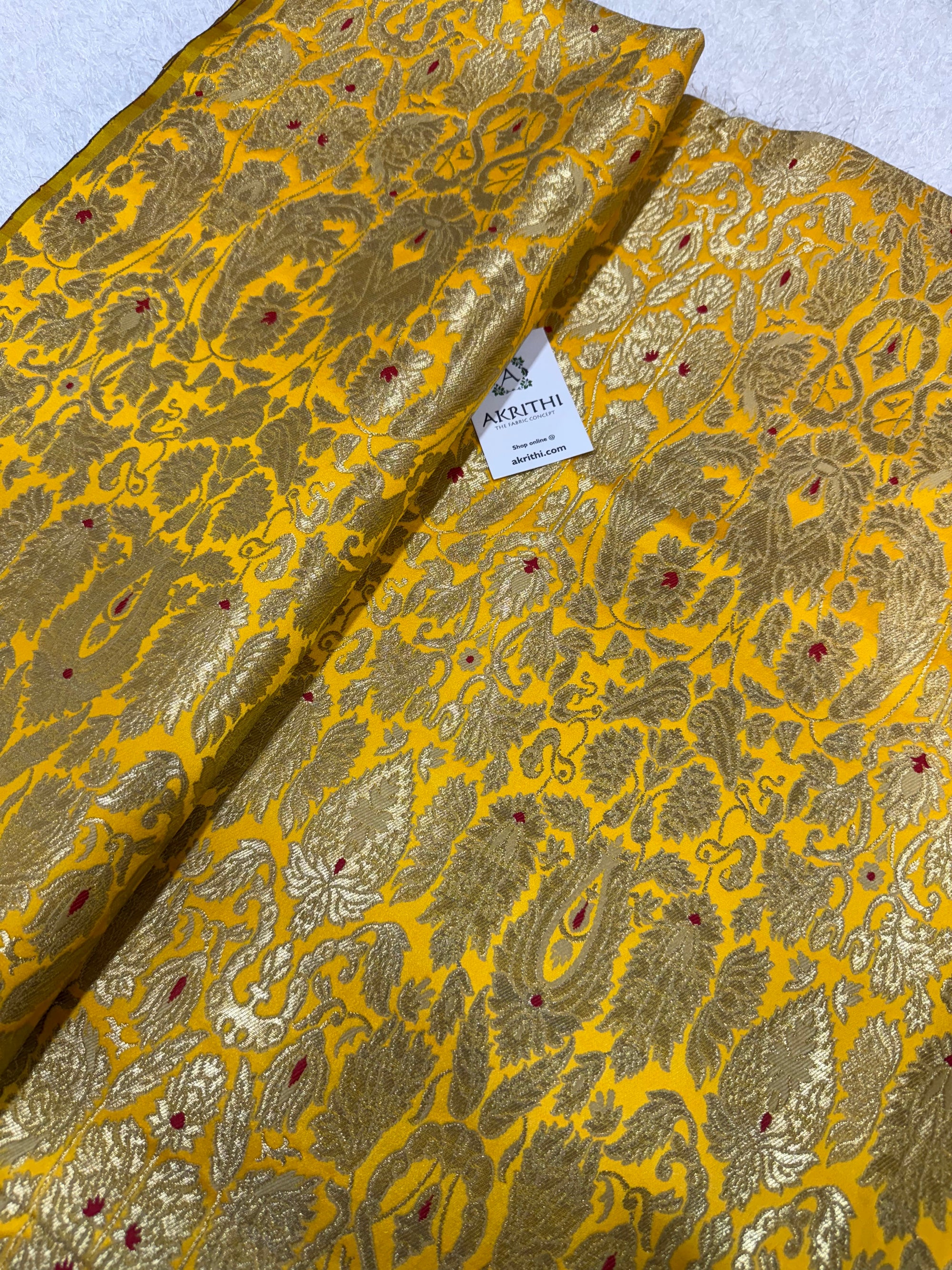 Pure Banarasi Kim khwab fabric