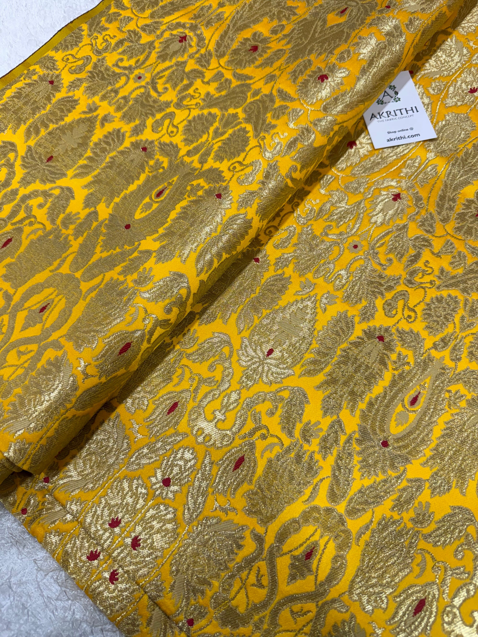 Pure Banarasi Kim khwab fabric