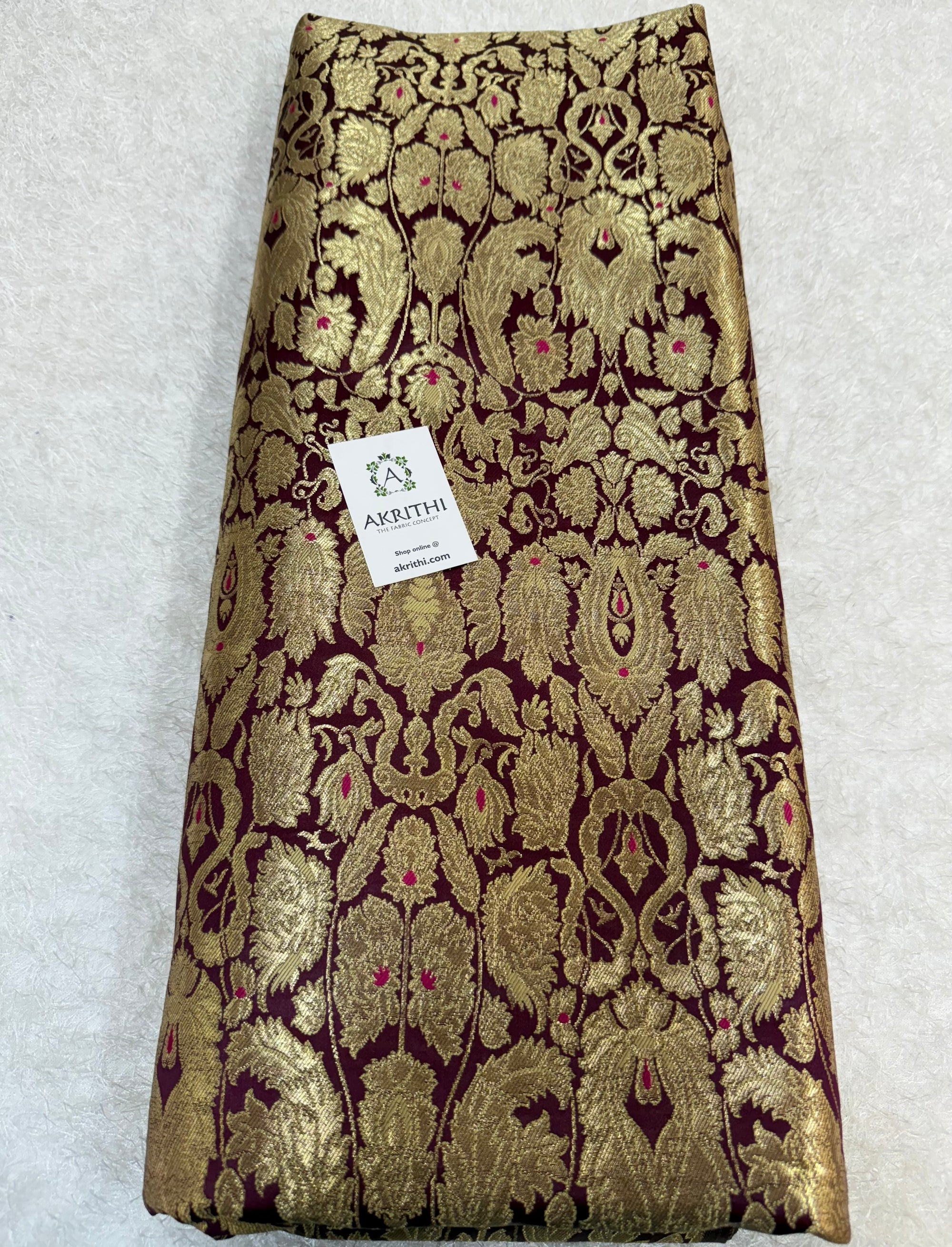 Pure Banarasi Kim khwab fabric