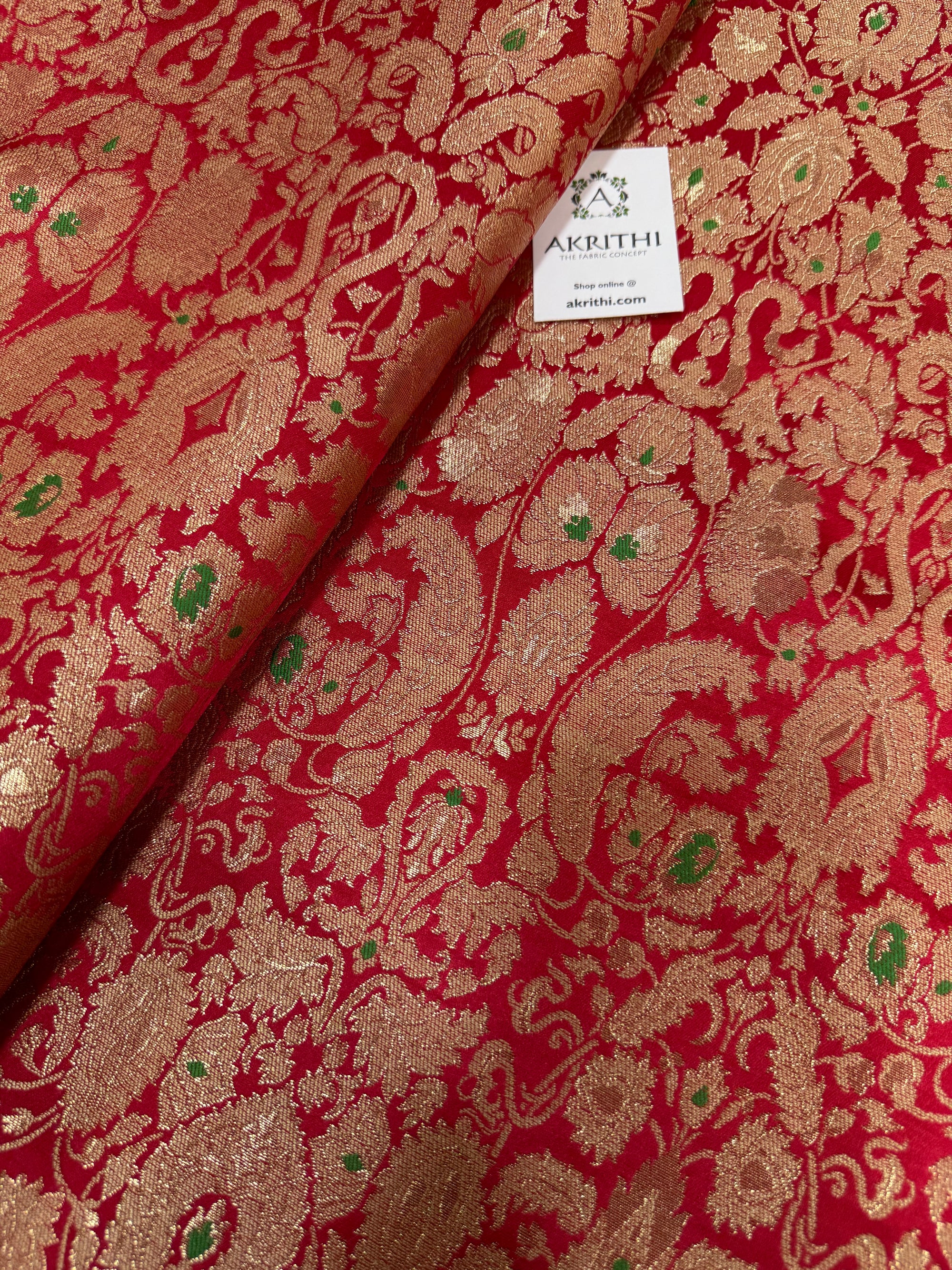 Pure Banarasi Kim khwab fabric