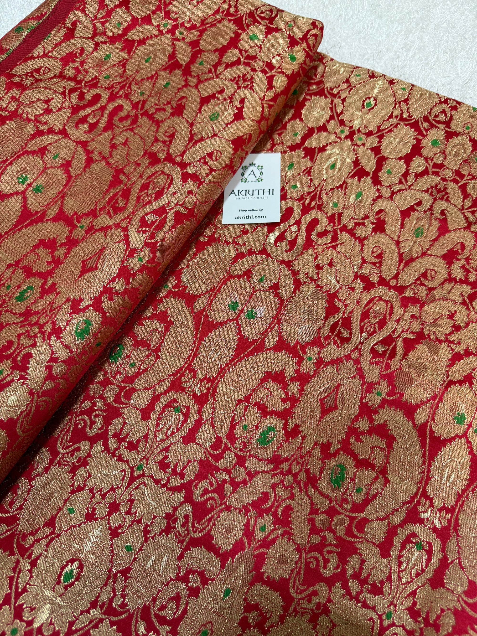 Pure Banarasi Kim khwab fabric