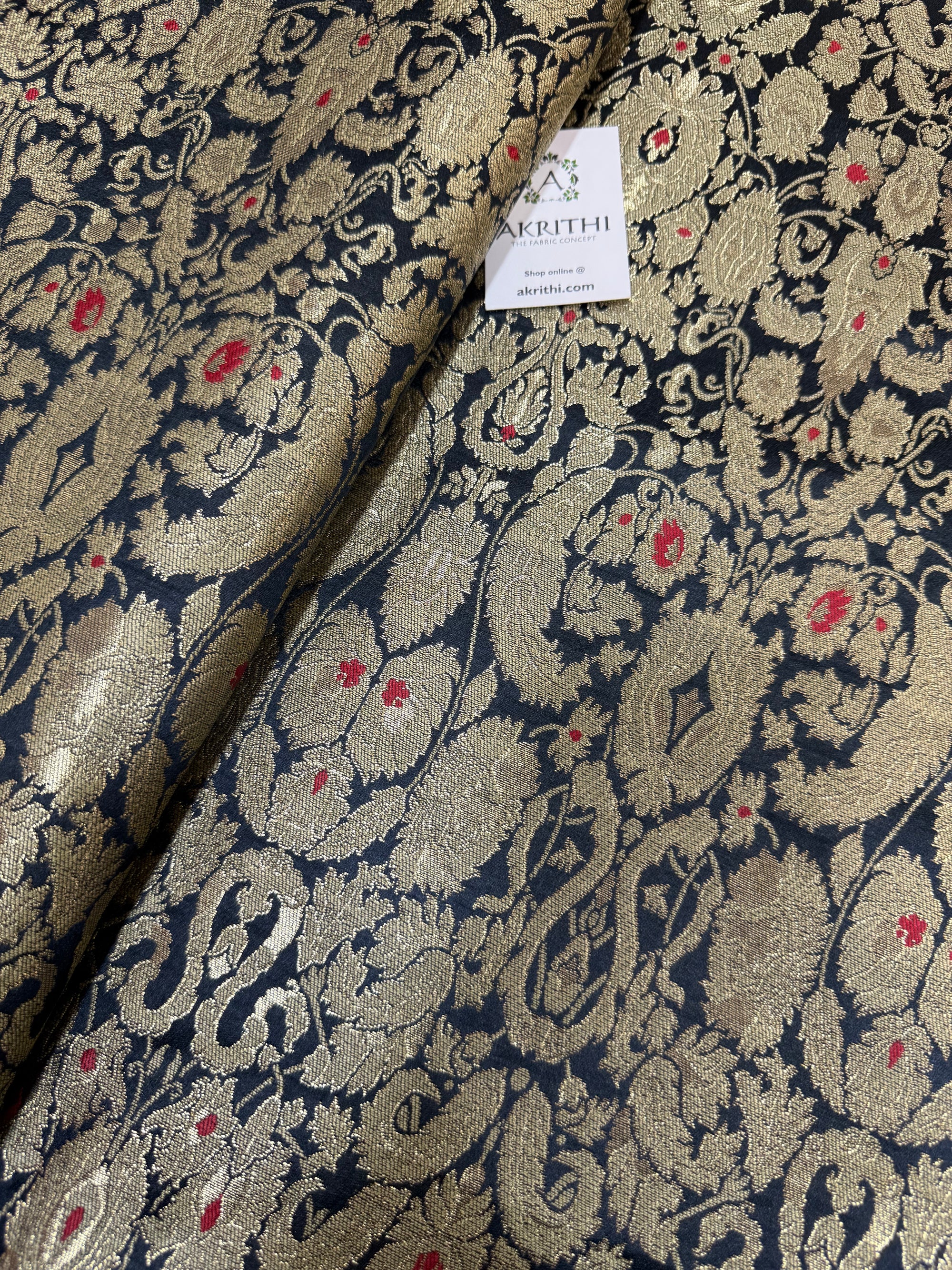 Pure Banarasi Kim khwab fabric