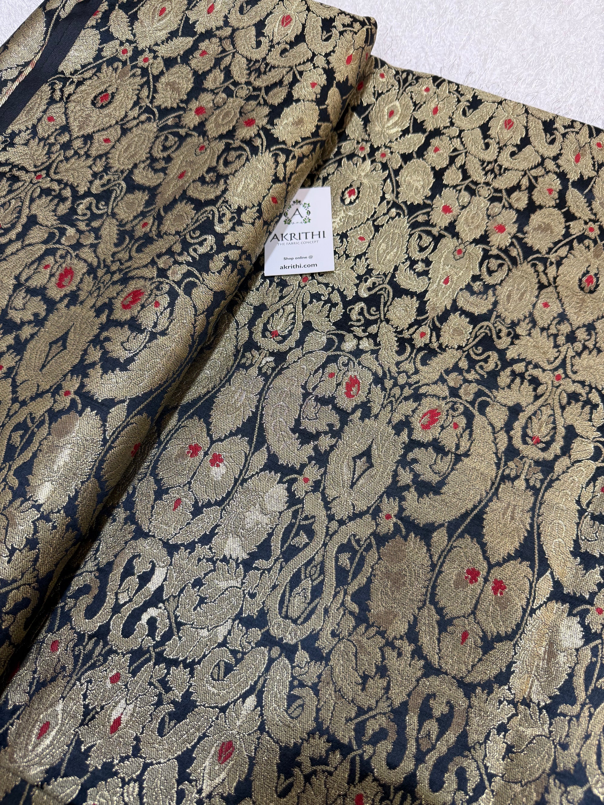 Pure Banarasi Kim khwab fabric