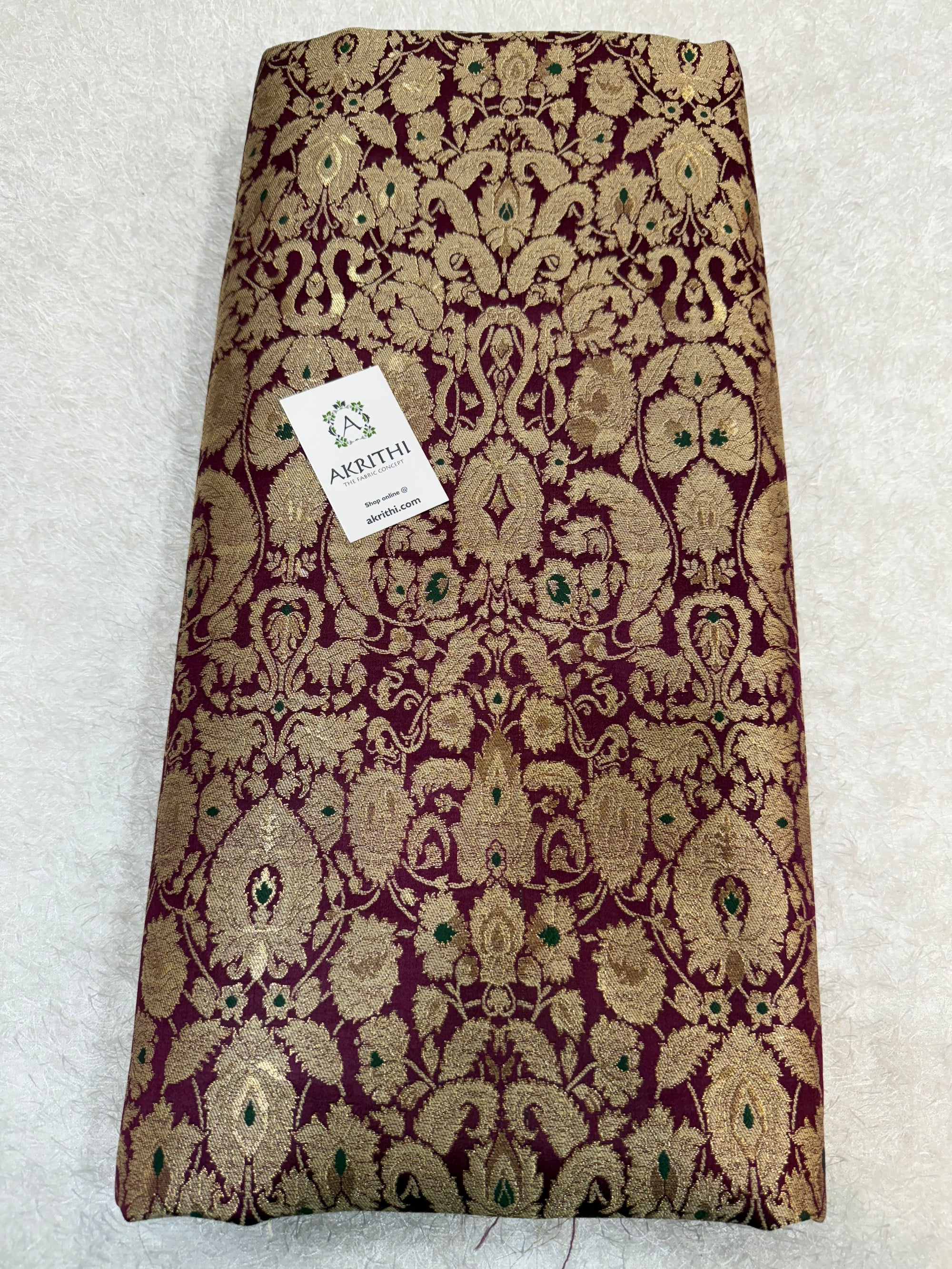 Pure Banarasi Kim khwab fabric