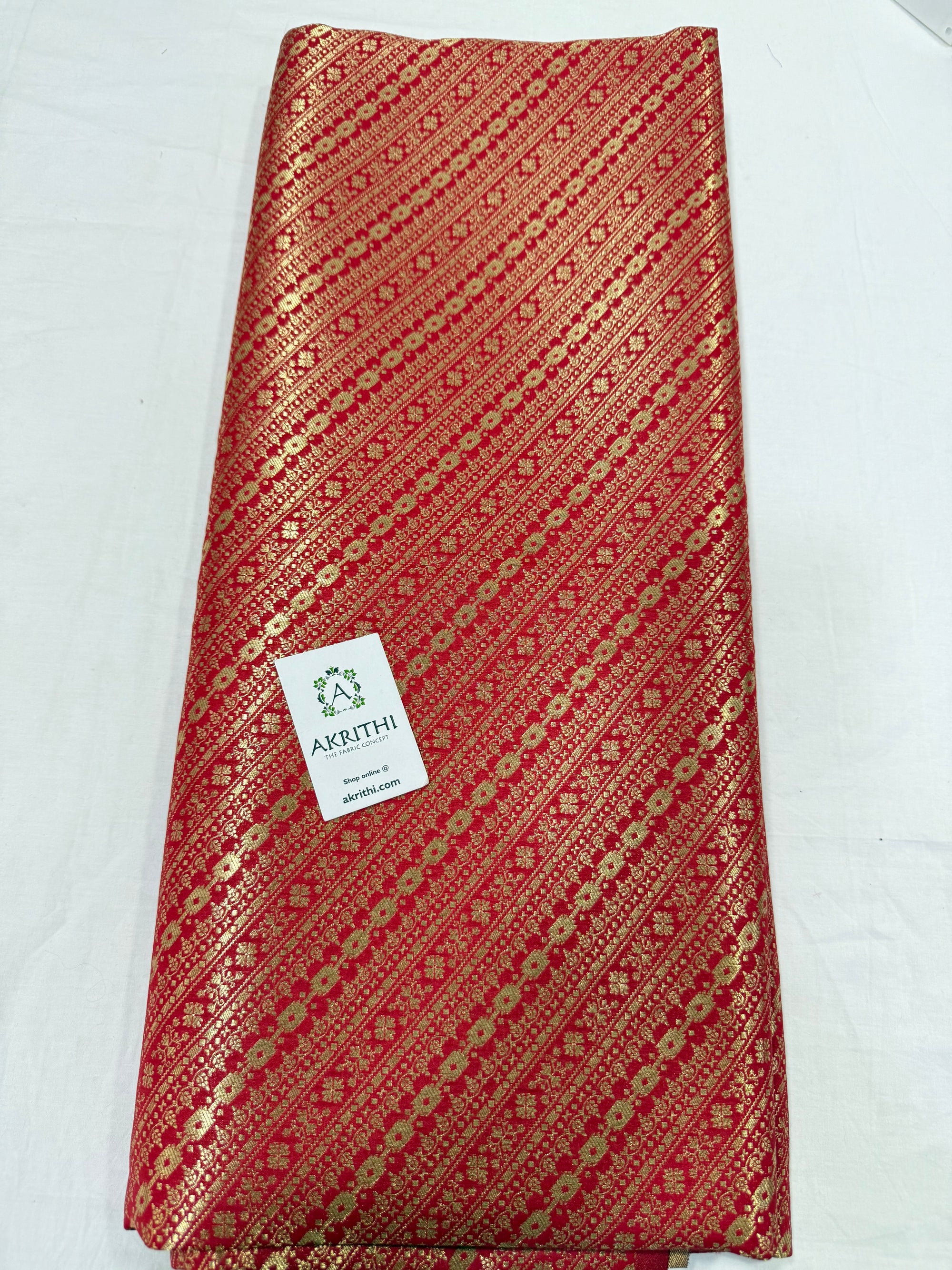 Pure Banarasi brocade fabric