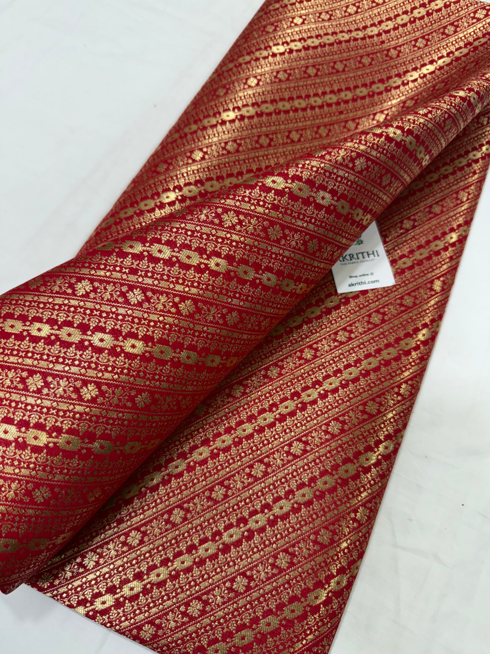 Pure Banarasi brocade fabric
