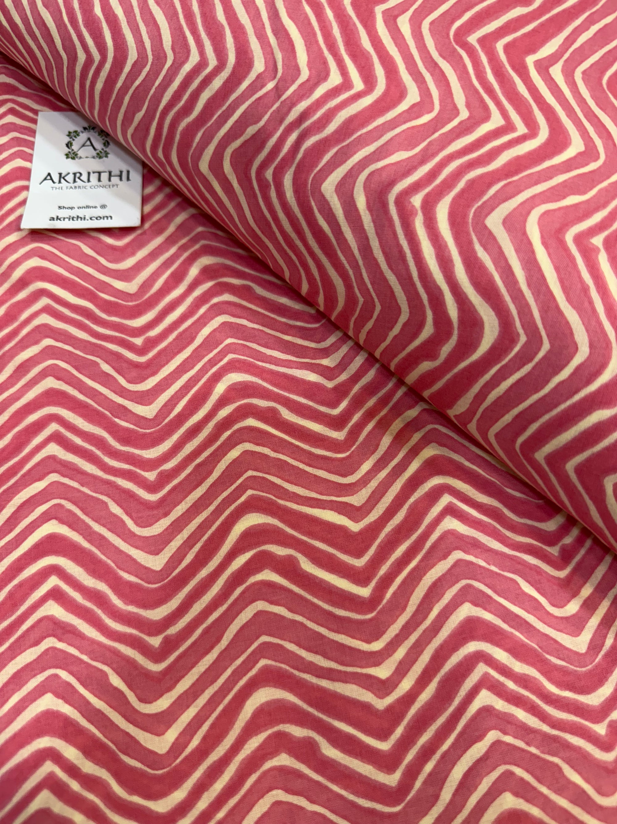 Printed pure cotton fabric