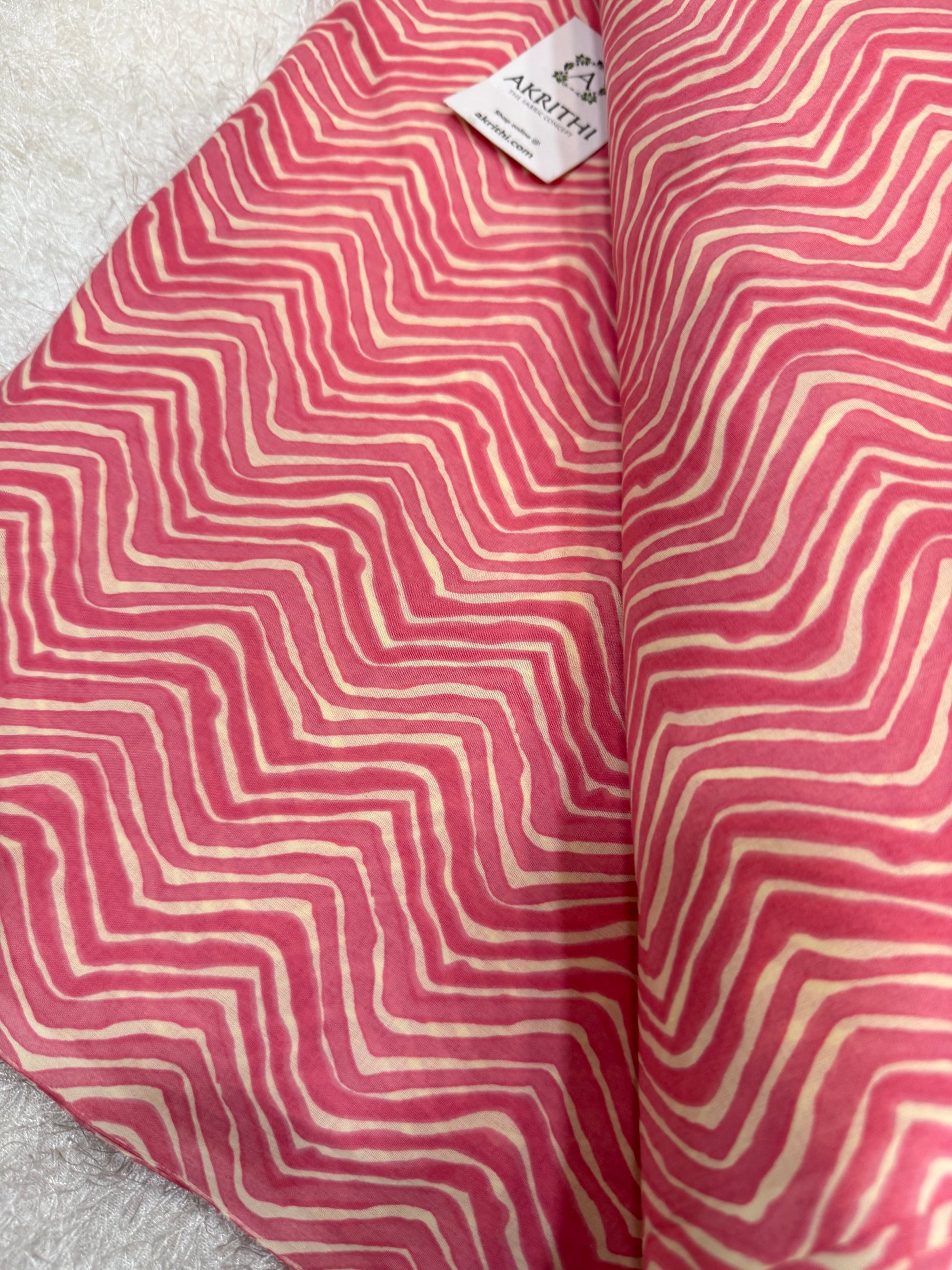 Printed pure cotton fabric