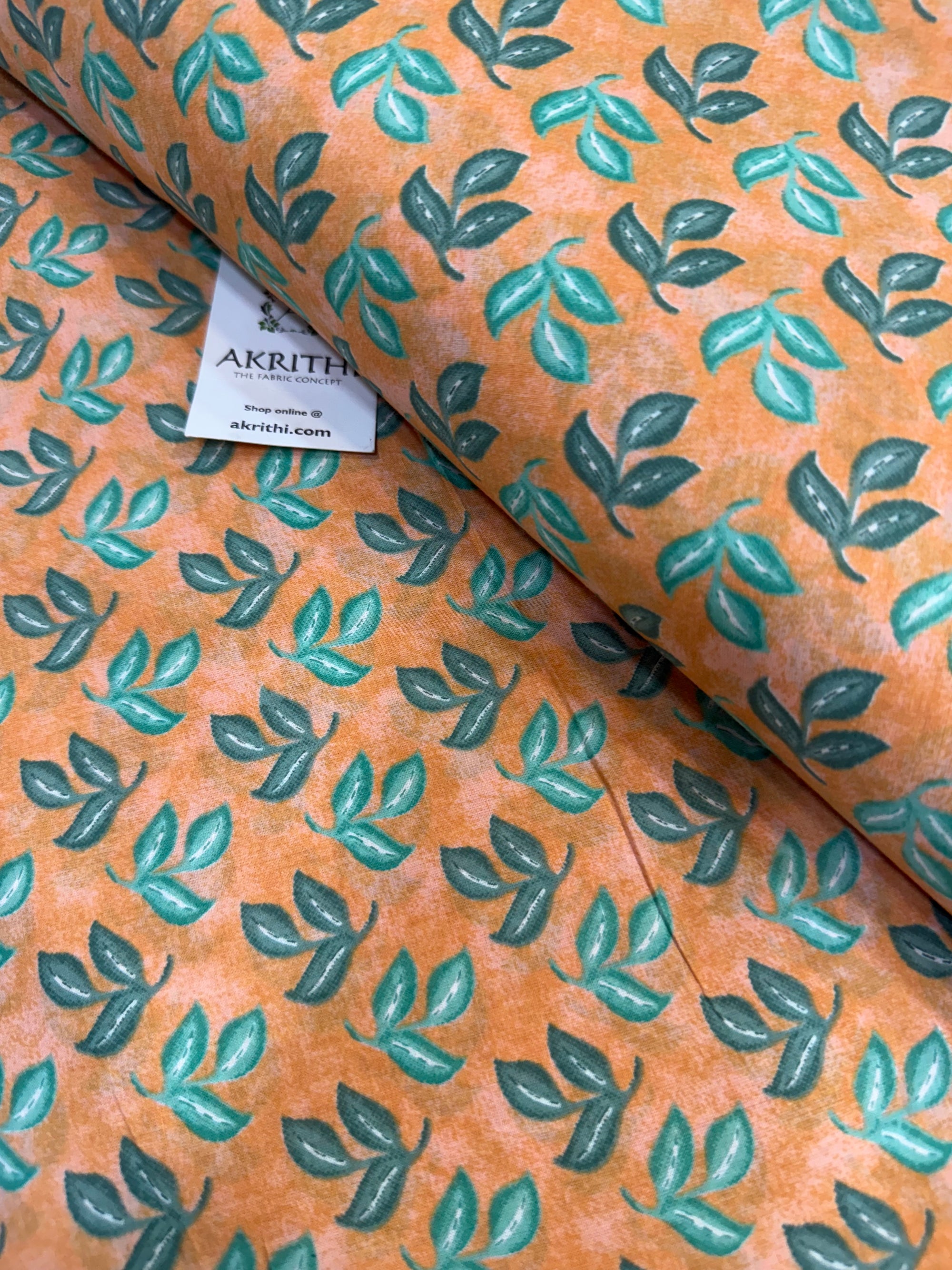 Printed pure cotton fabric