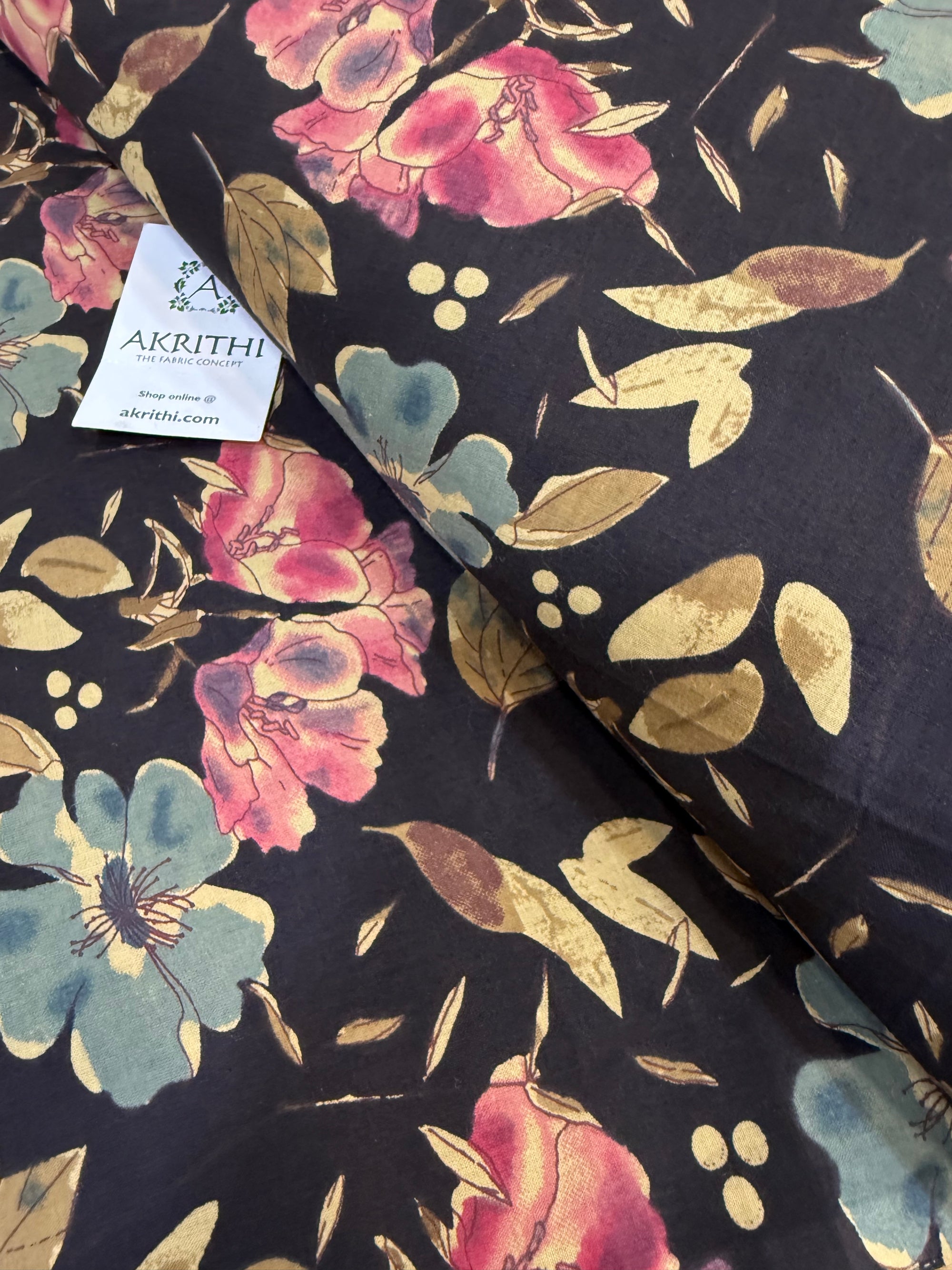 Printed pure cotton fabric