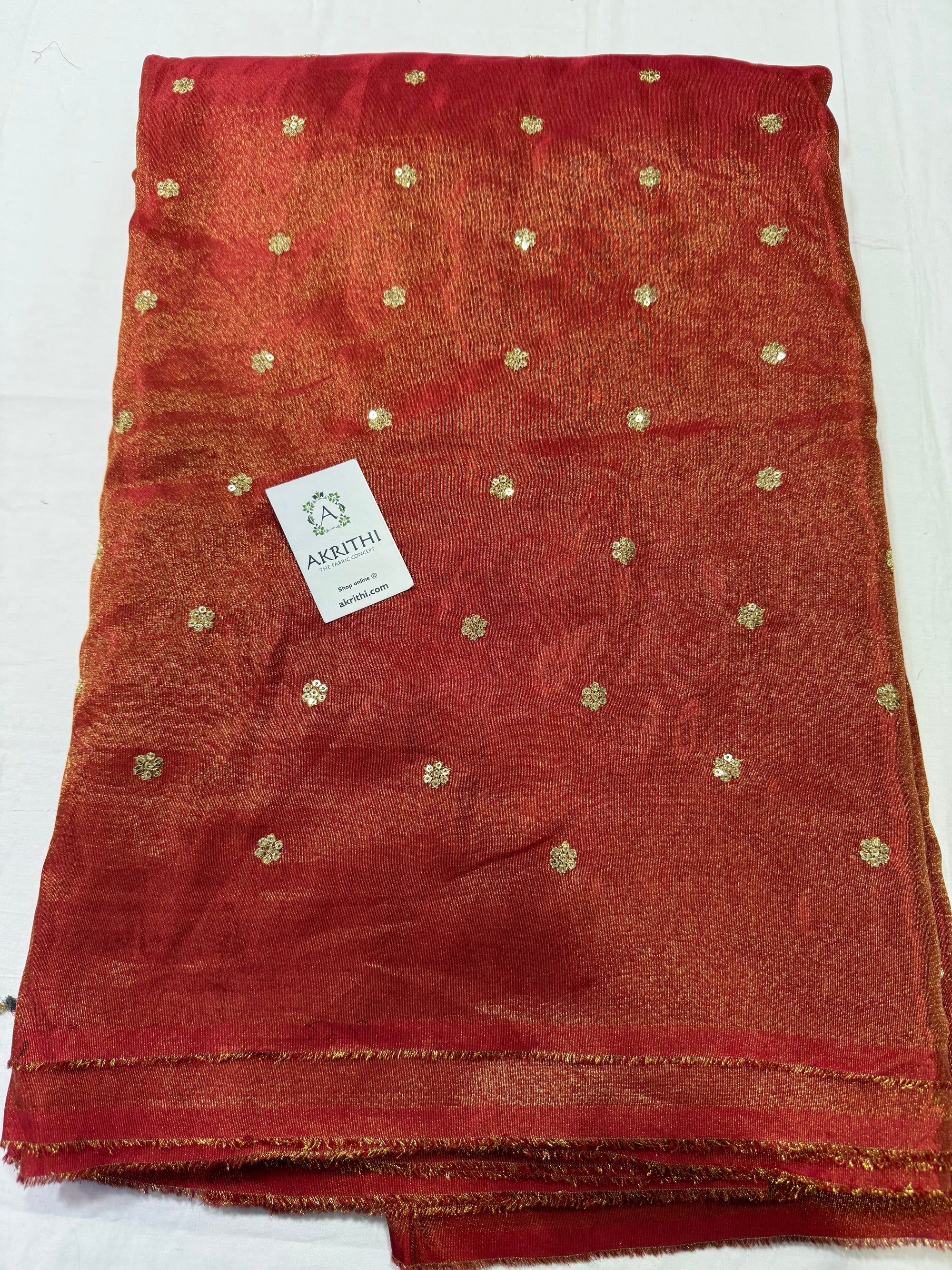 Pure crepe tissue fabric
