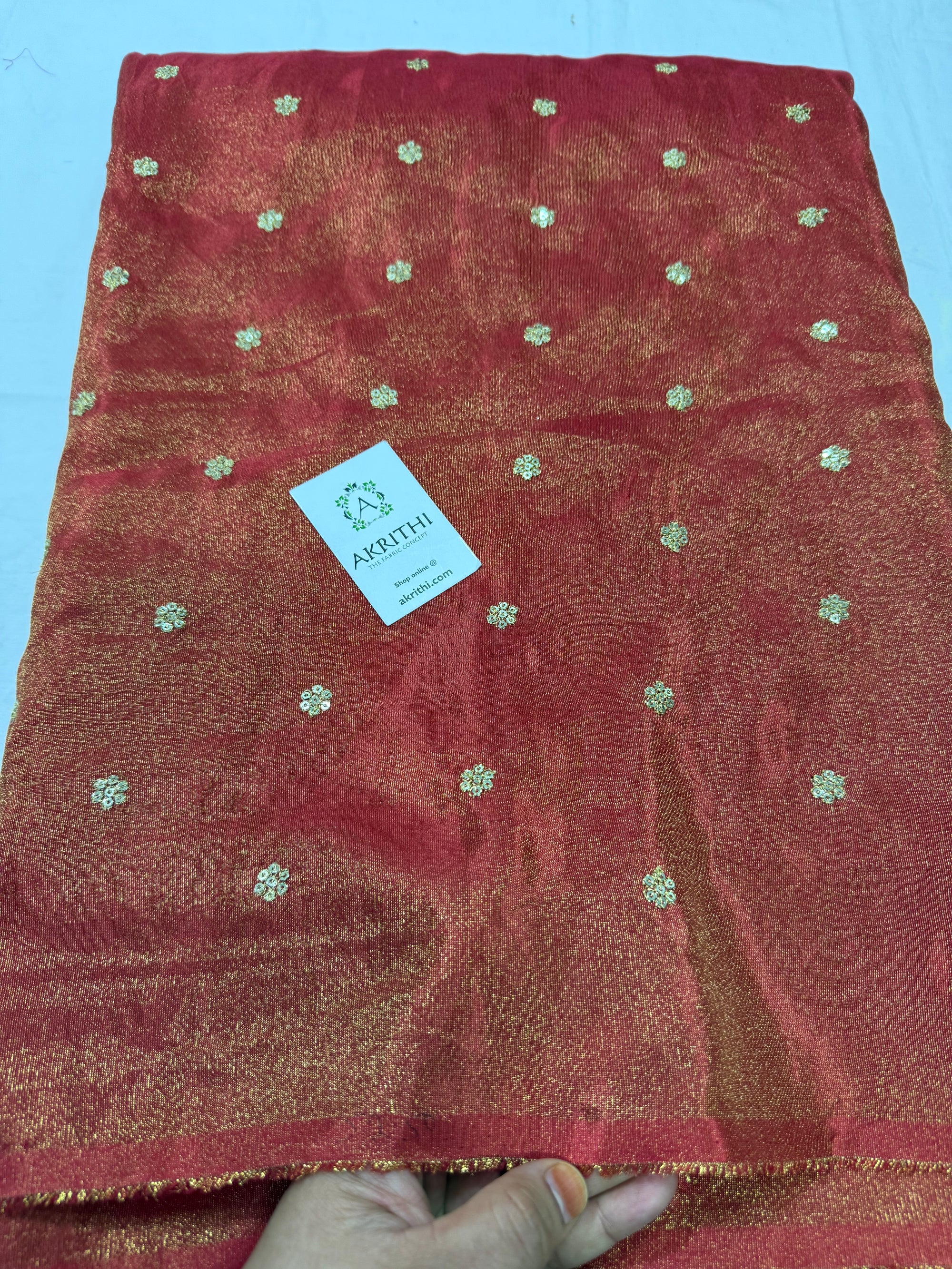 Pure crepe tissue fabric