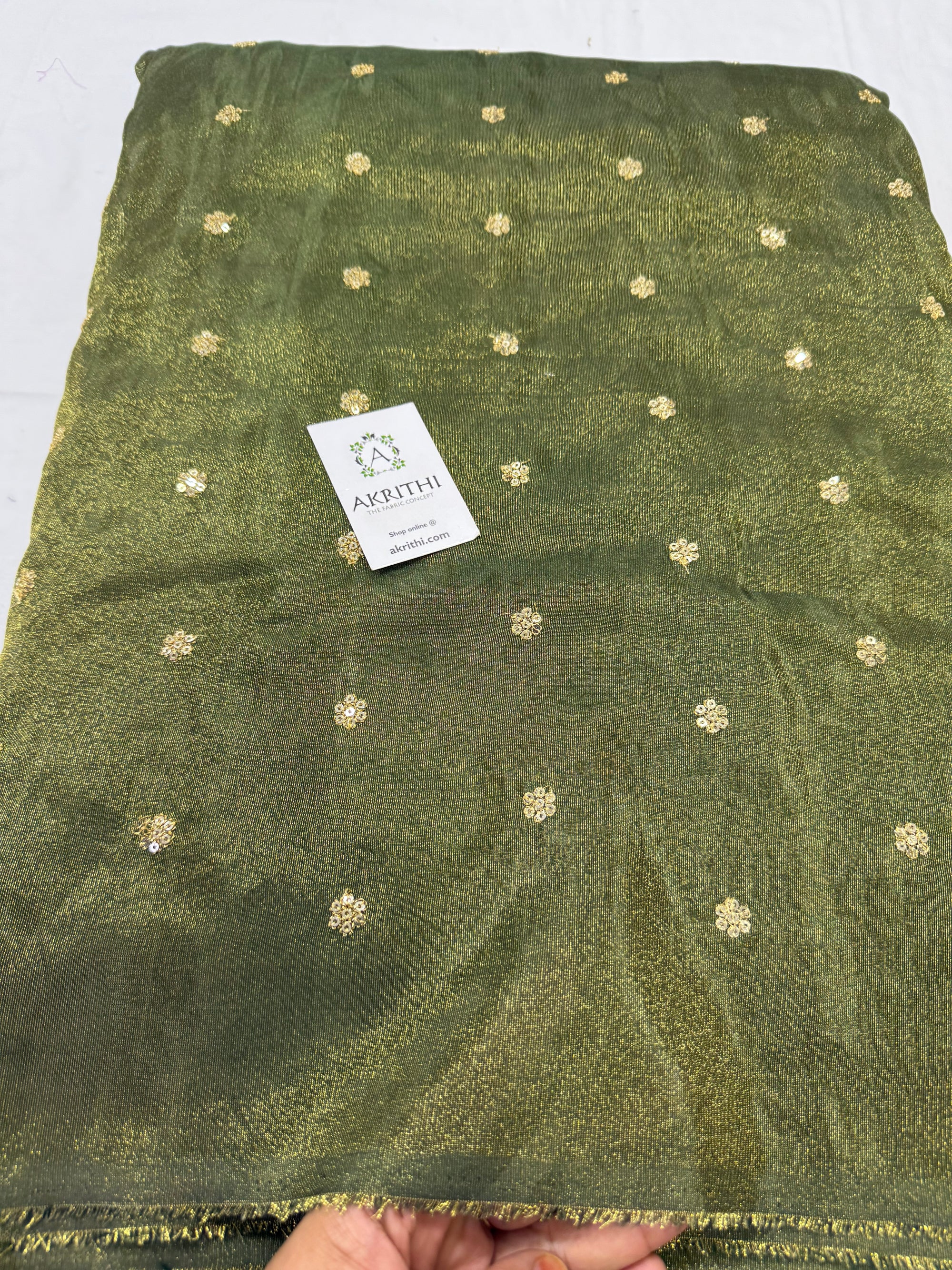 Pure crepe tissue fabric