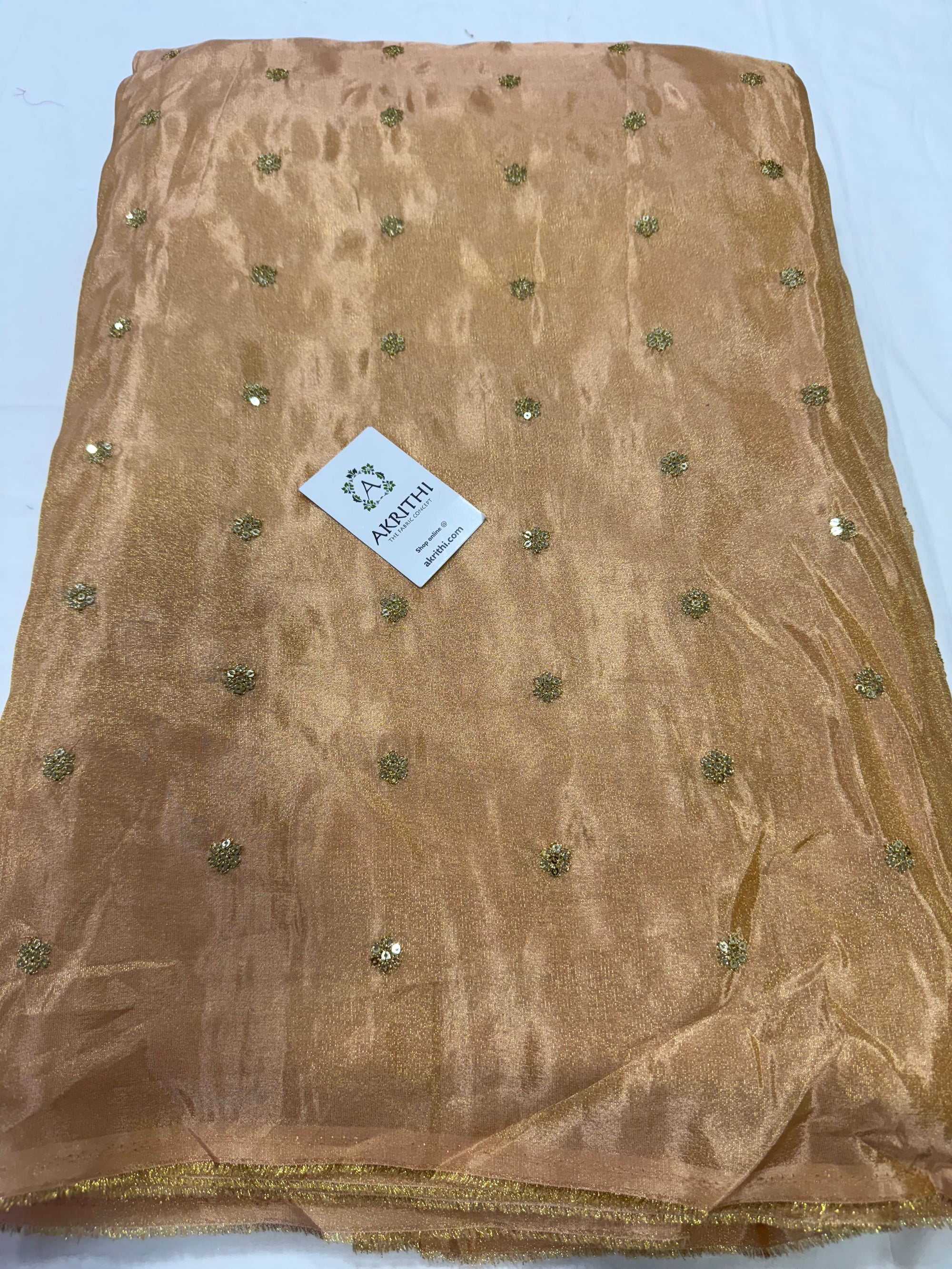 Pure crepe tissue fabric