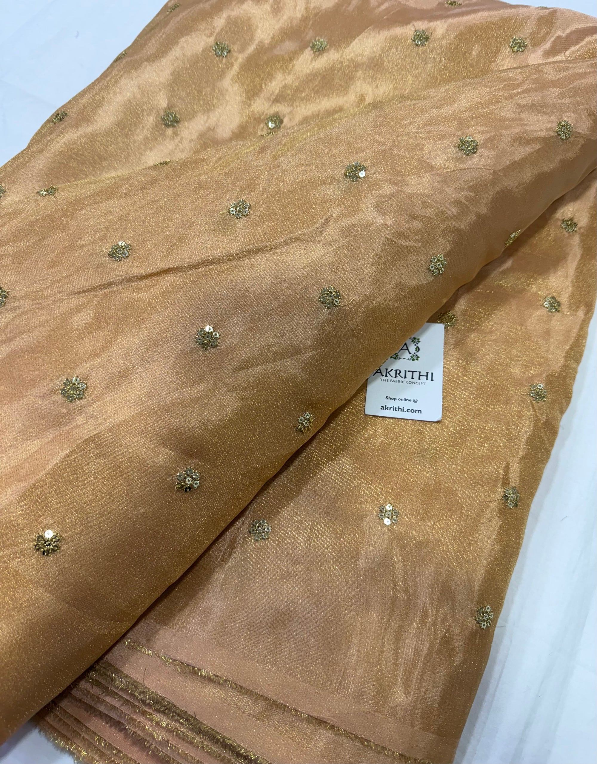 Pure crepe tissue fabric