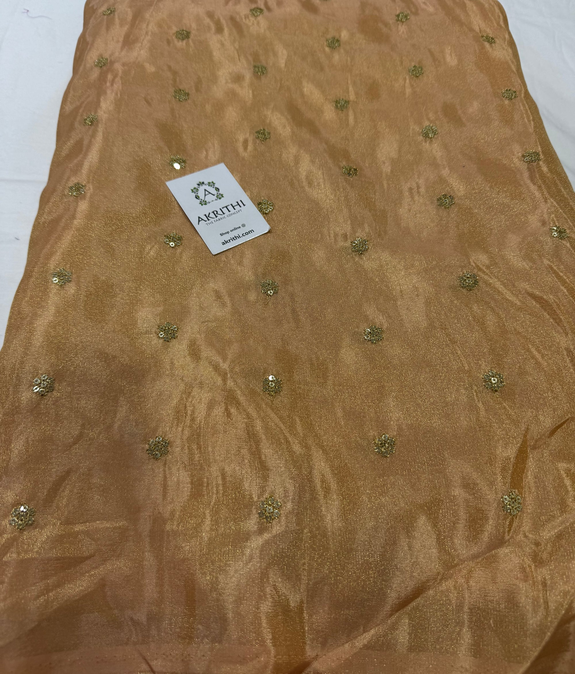 Pure crepe tissue fabric