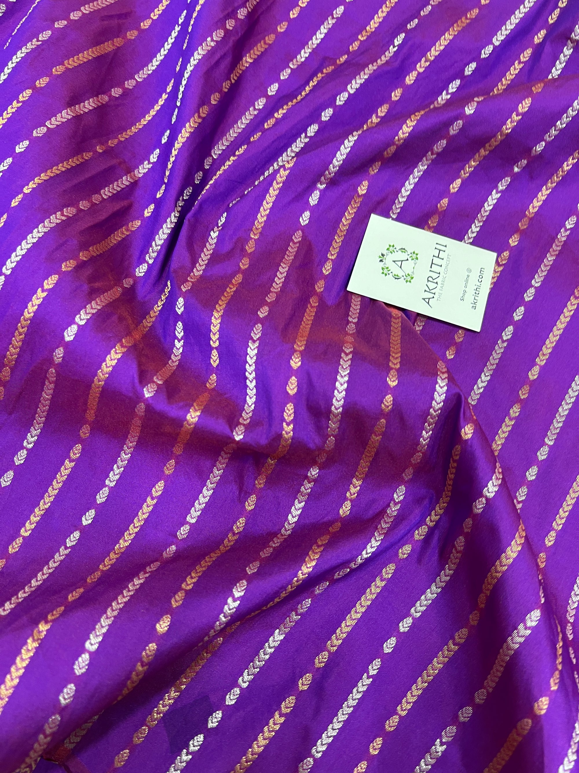 Semi Banarasi raw silk fabric