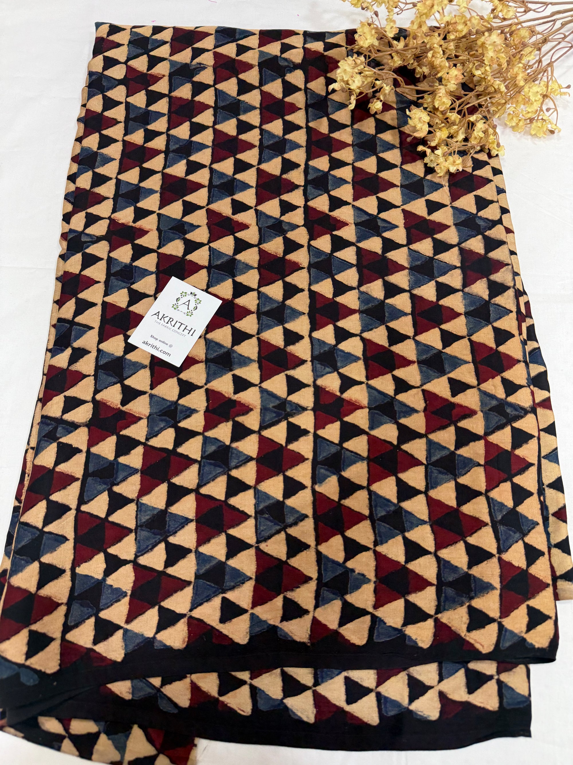 Ajrakh pure modal fabric