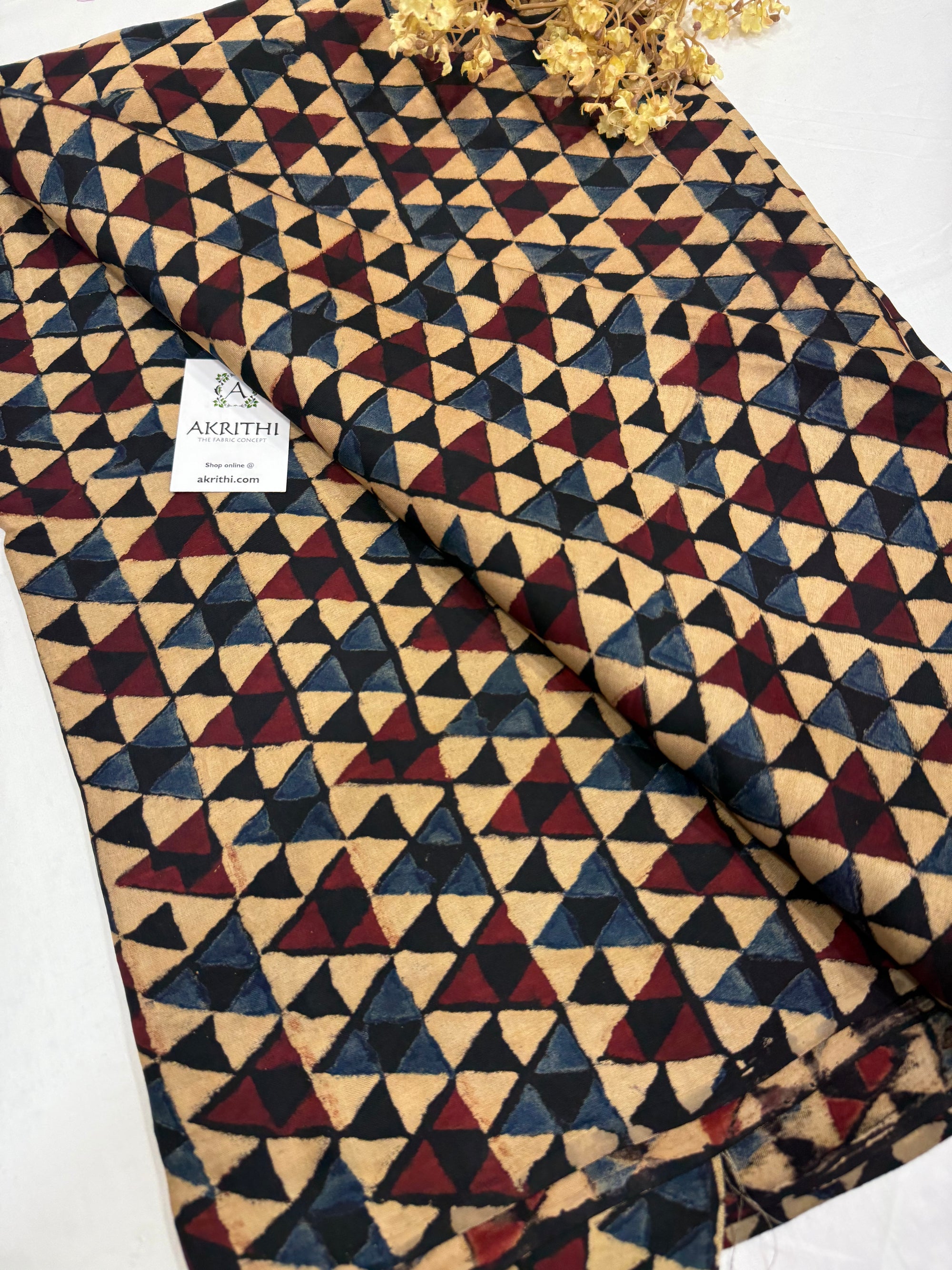 Ajrakh pure modal fabric