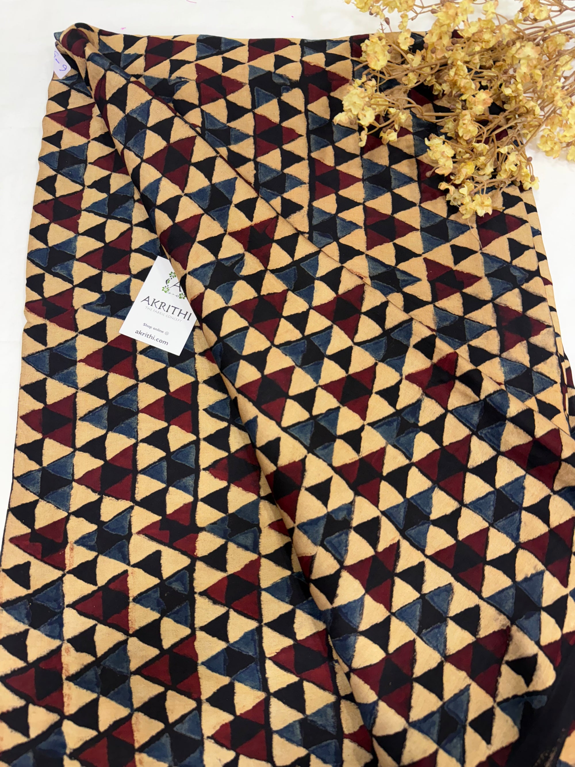 Ajrakh pure modal fabric