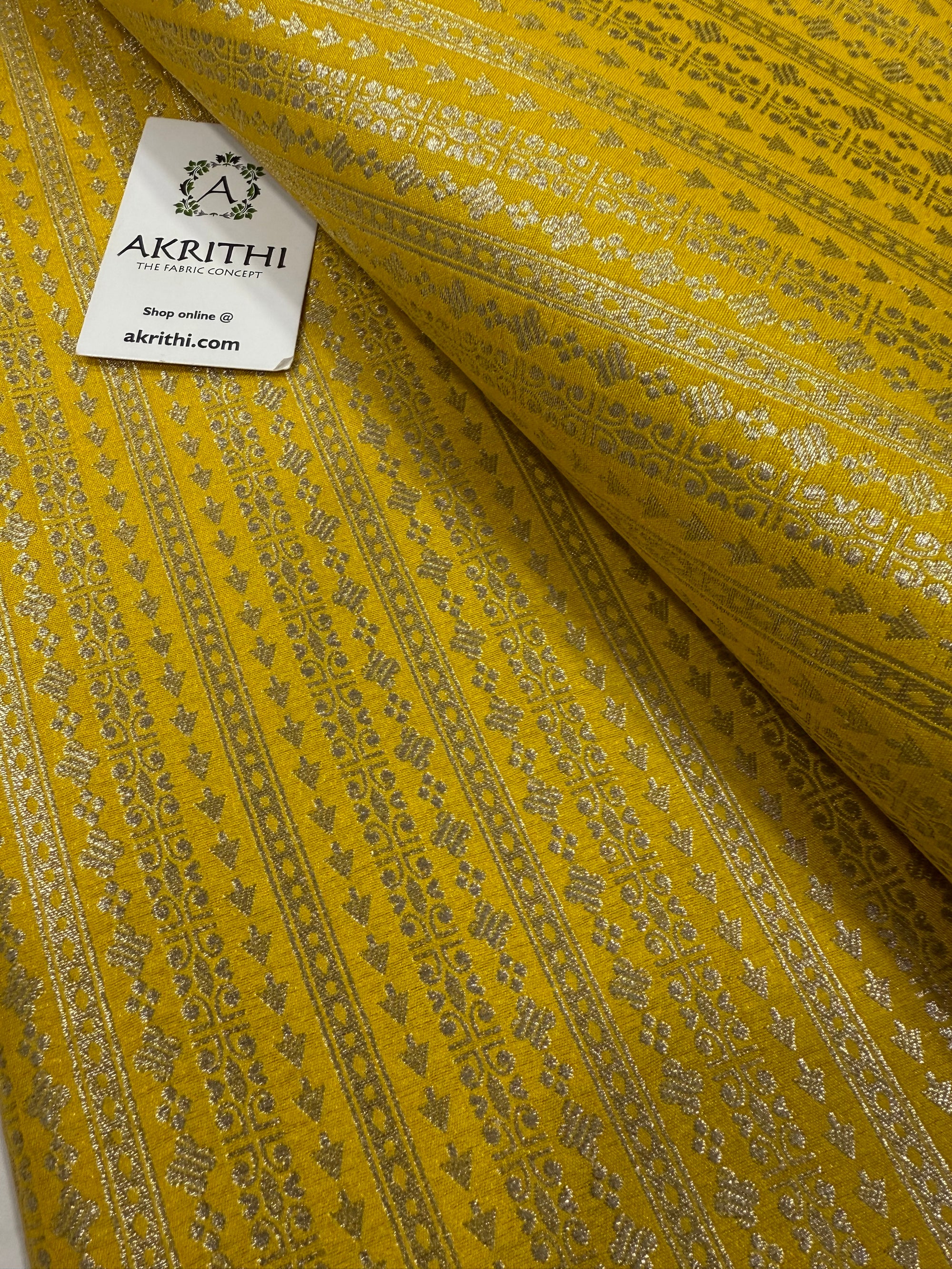 Pure Banarasi brocade fabric