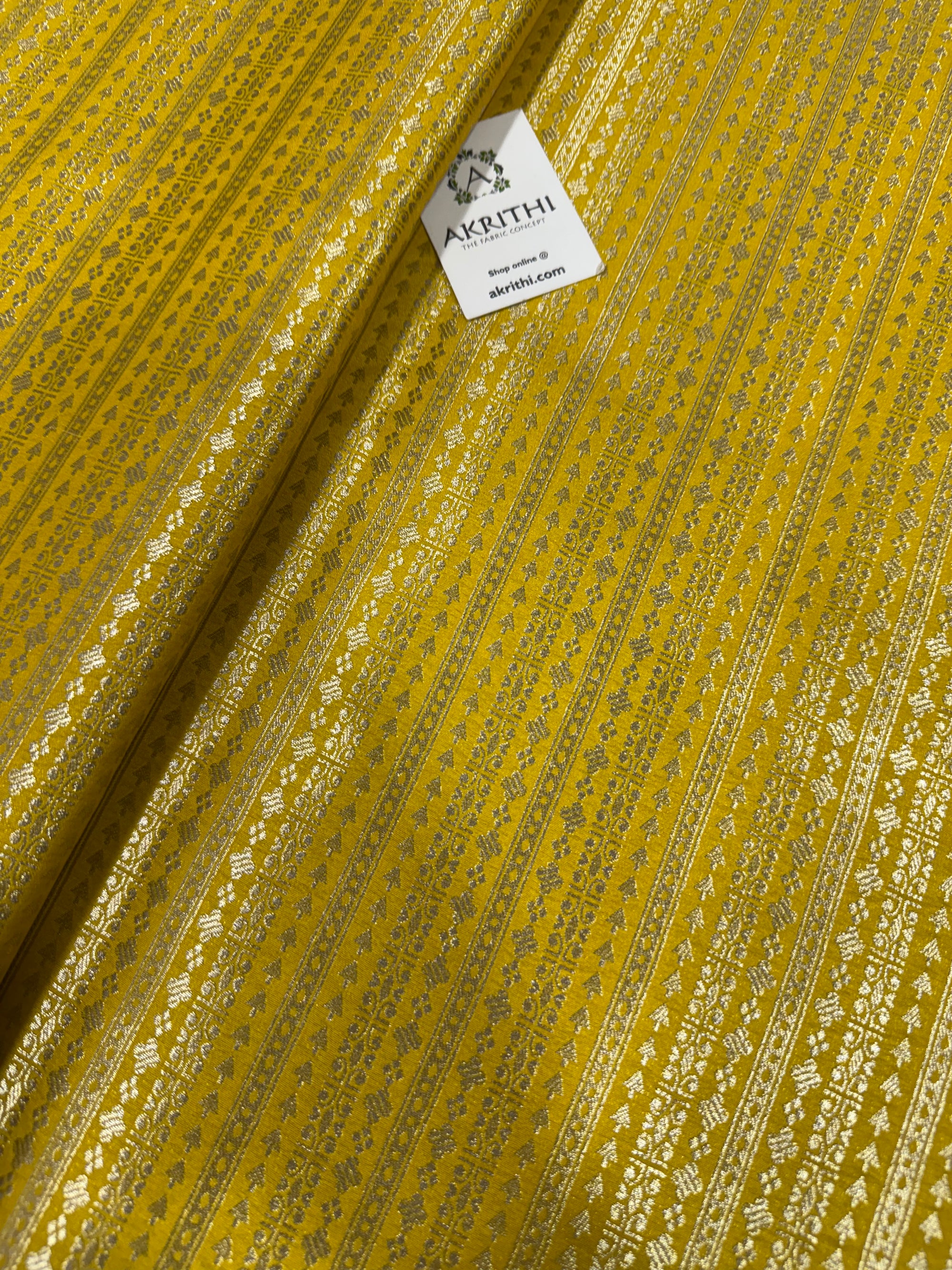 Pure Banarasi brocade fabric