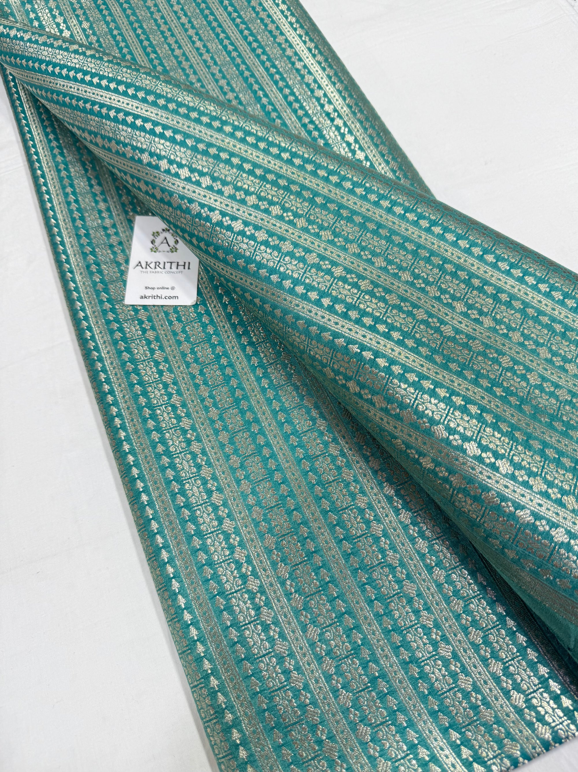 Pure Banarasi brocade fabric
