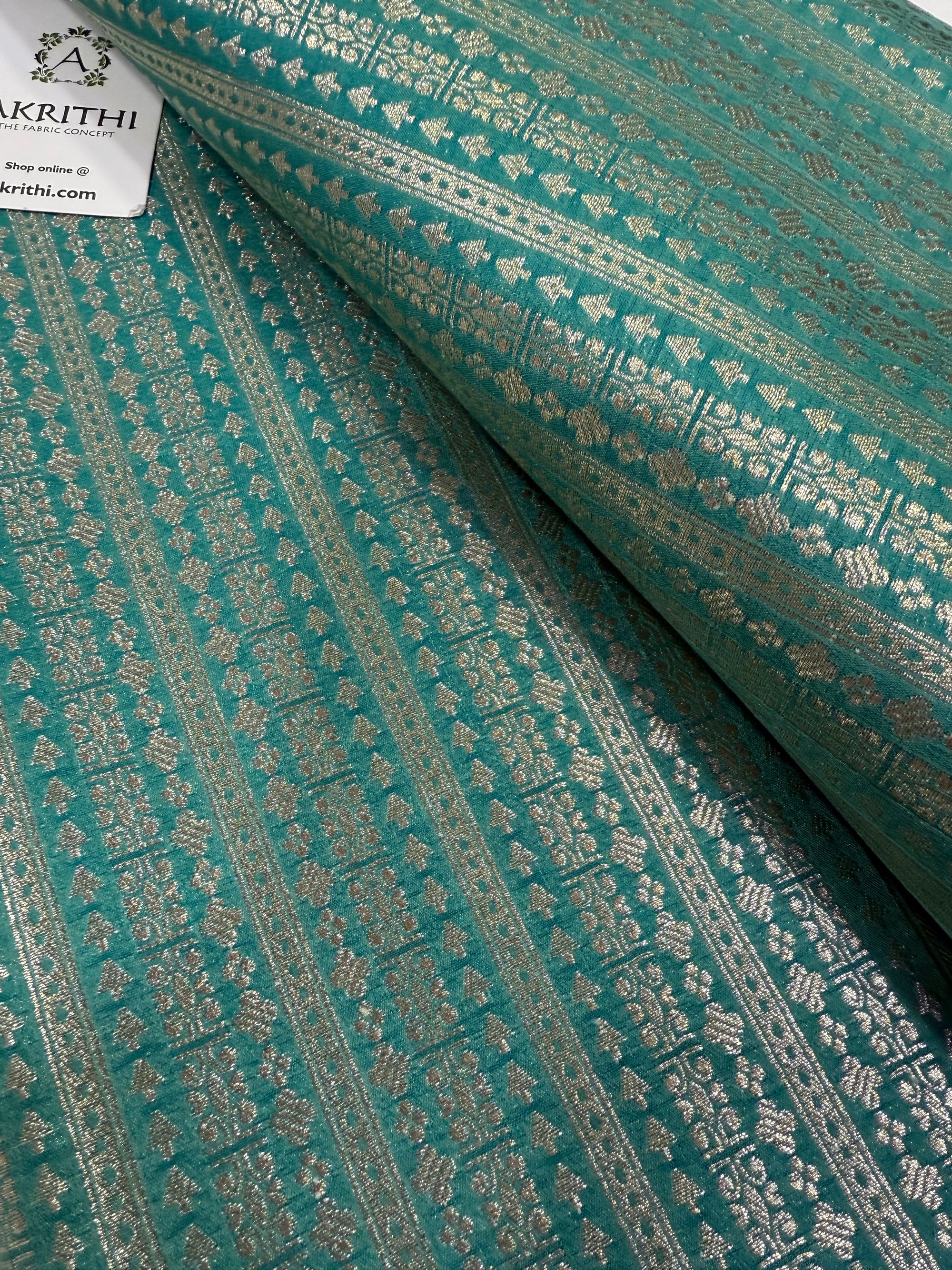 Pure Banarasi brocade fabric