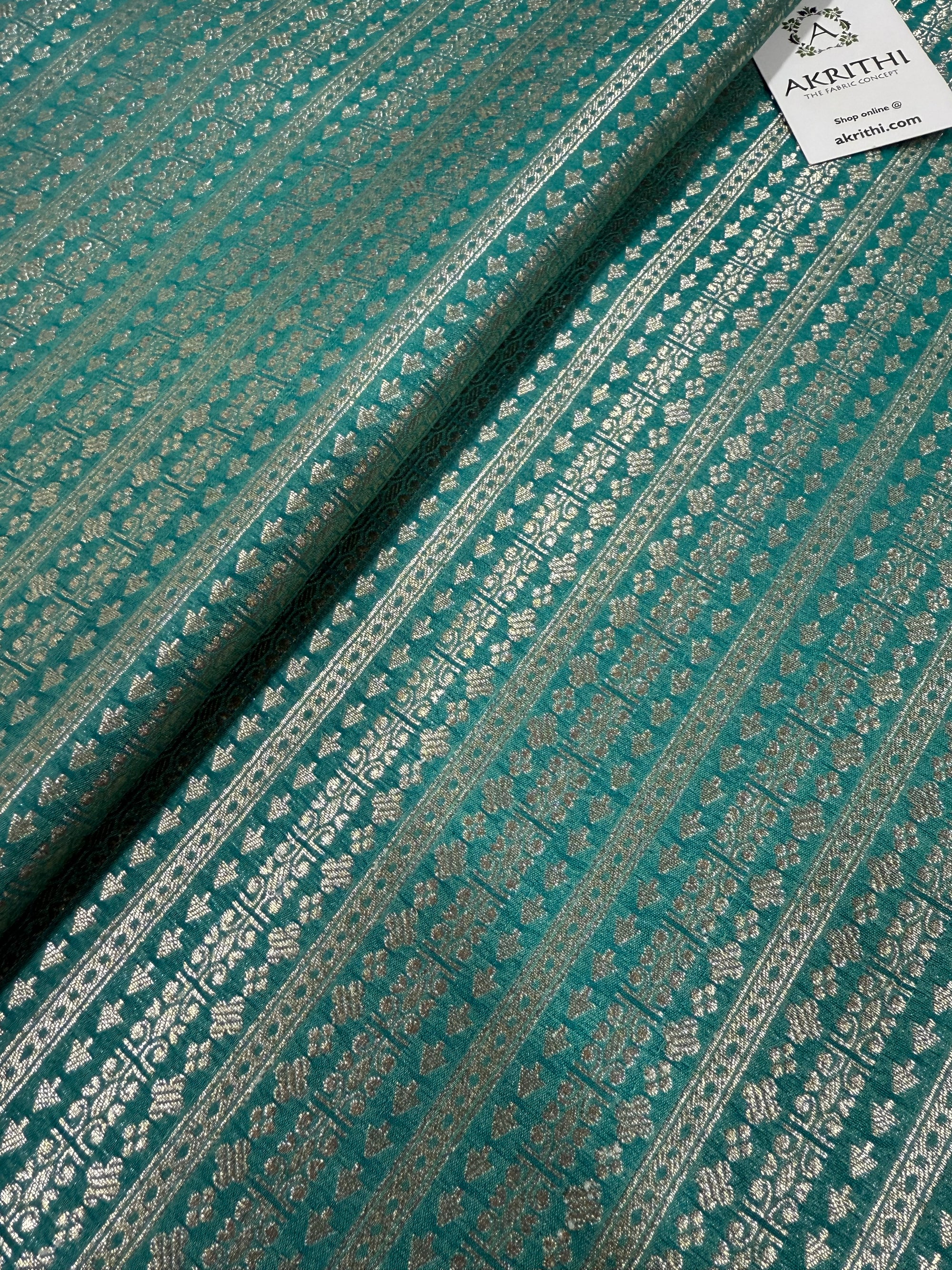 Pure Banarasi brocade fabric