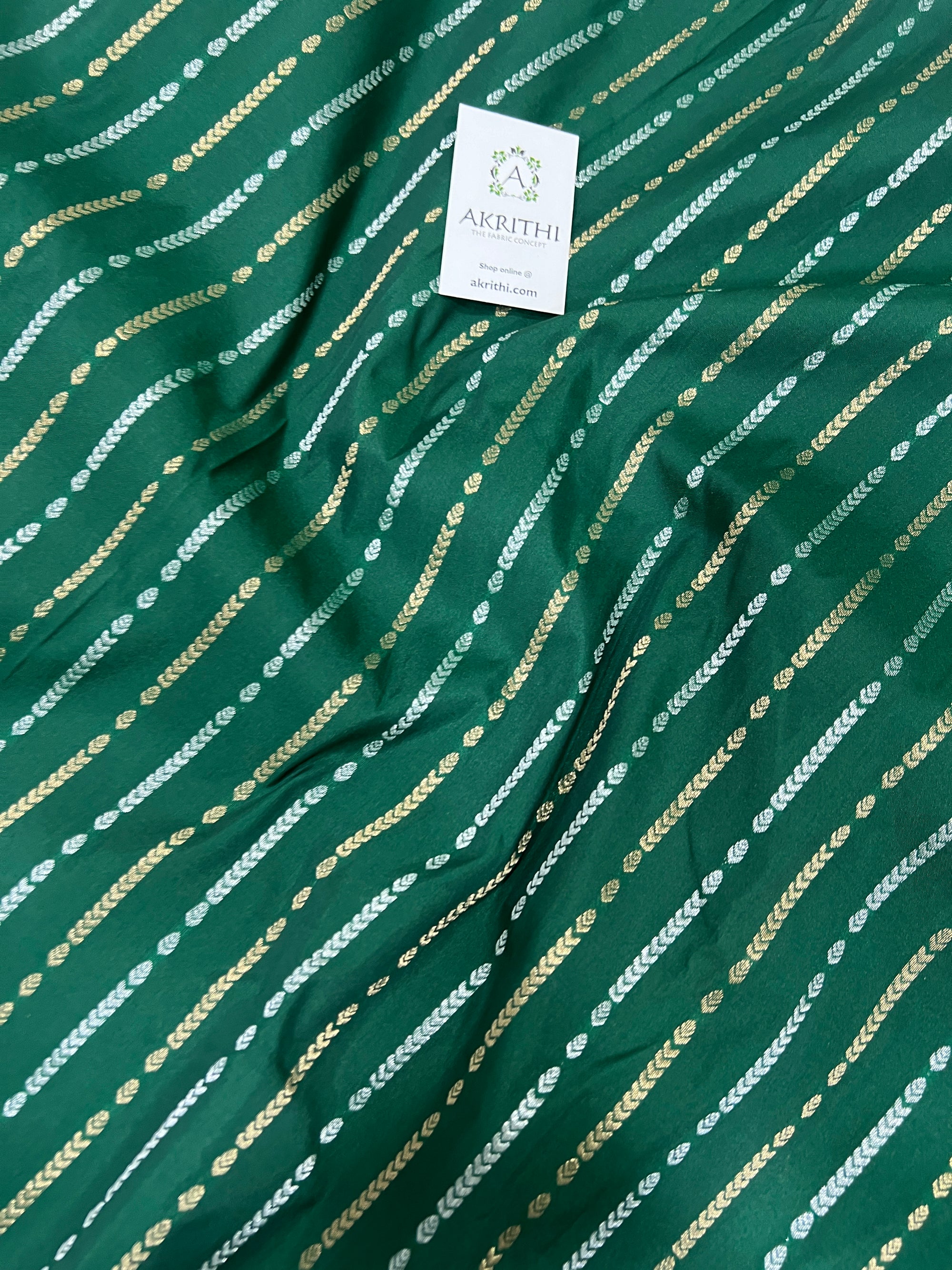 Semi Banarasi raw silk fabric
