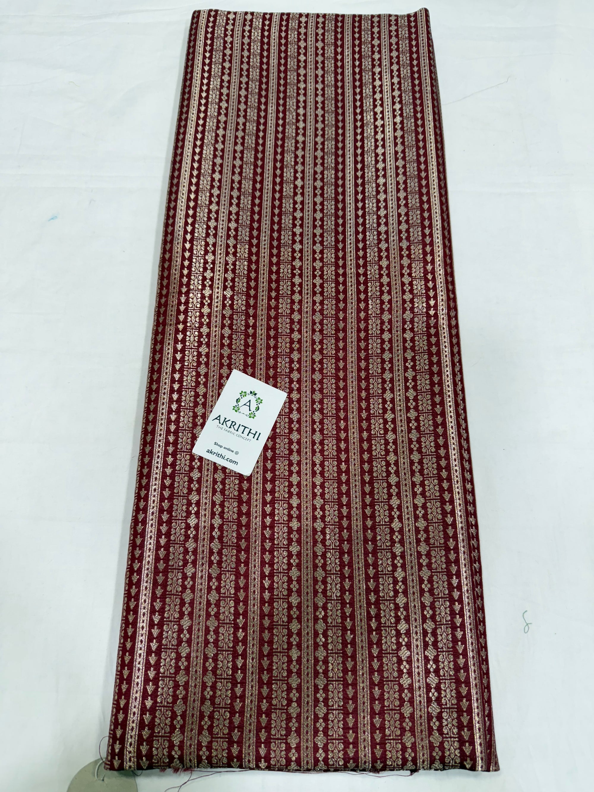 Pure Banarasi brocade fabric