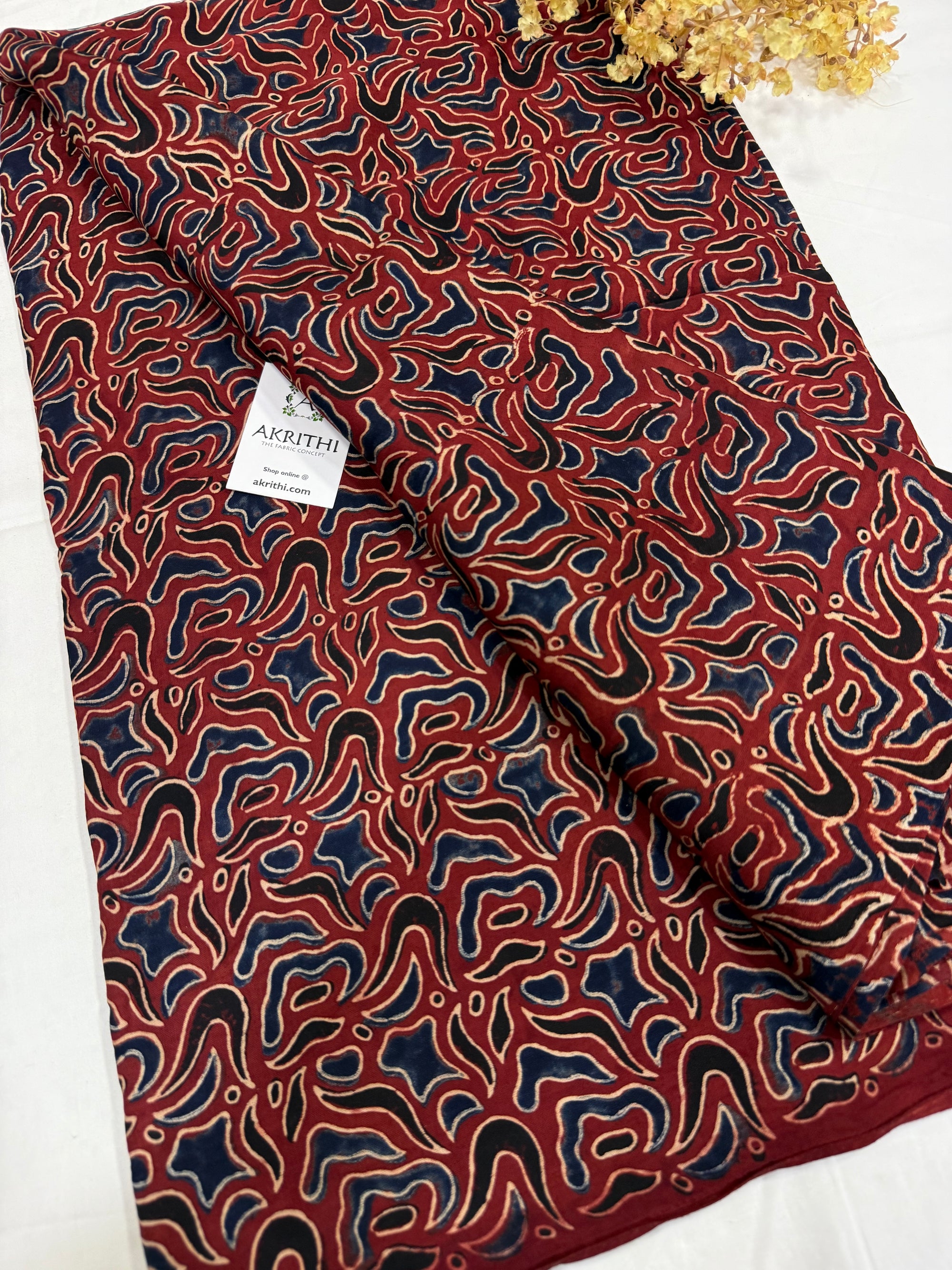 Ajrakh pure modal fabric