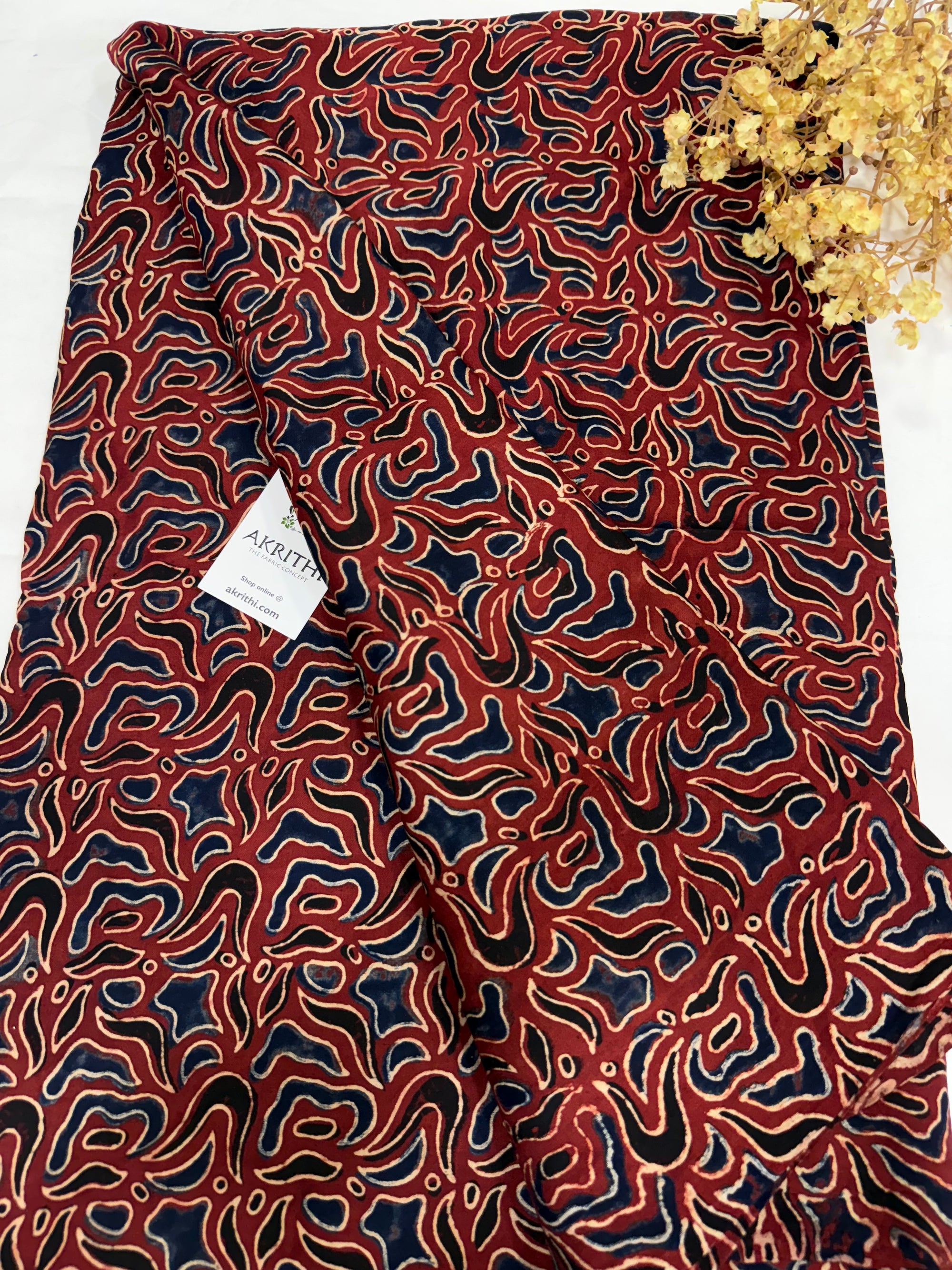 Ajrakh pure modal fabric