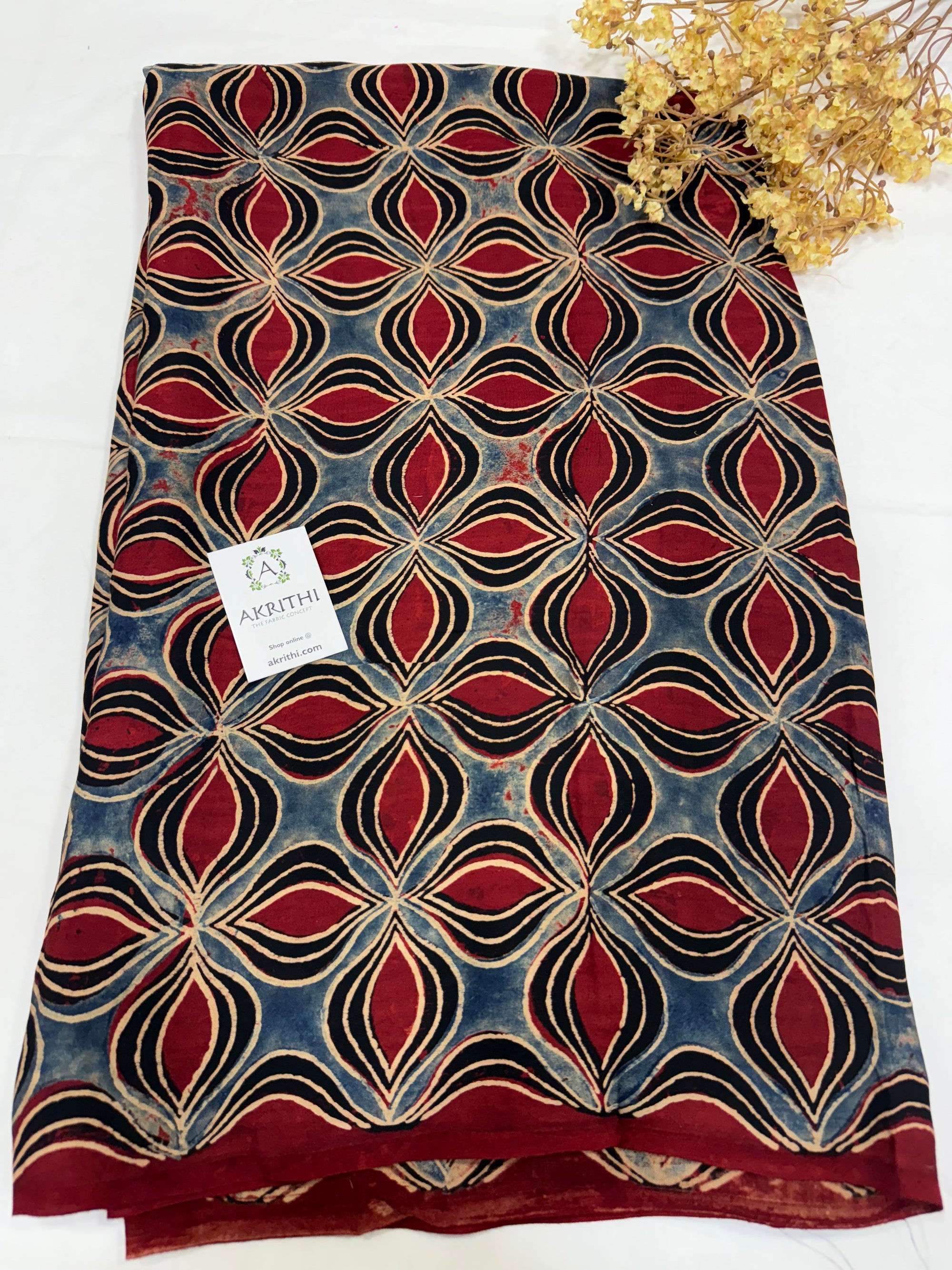 Ajrakh pure modal fabric