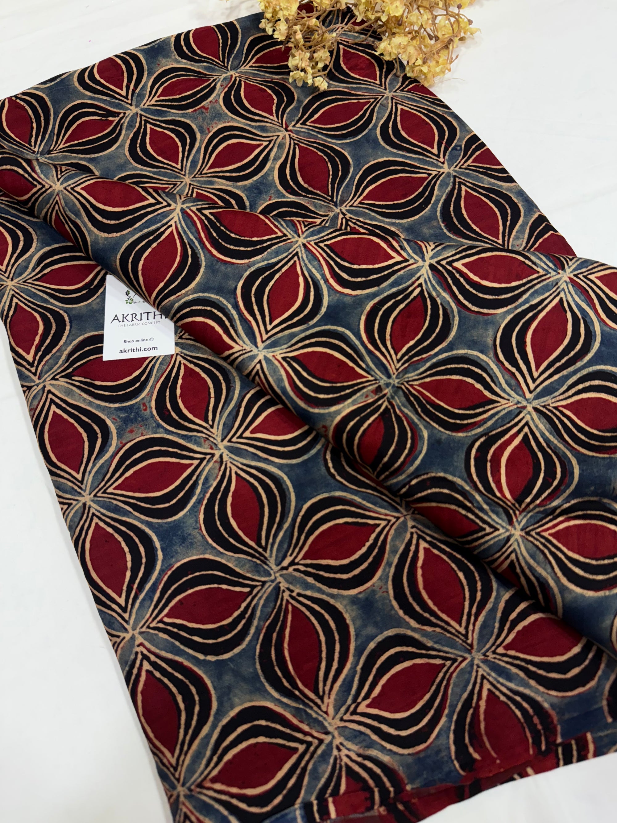 Ajrakh pure modal fabric