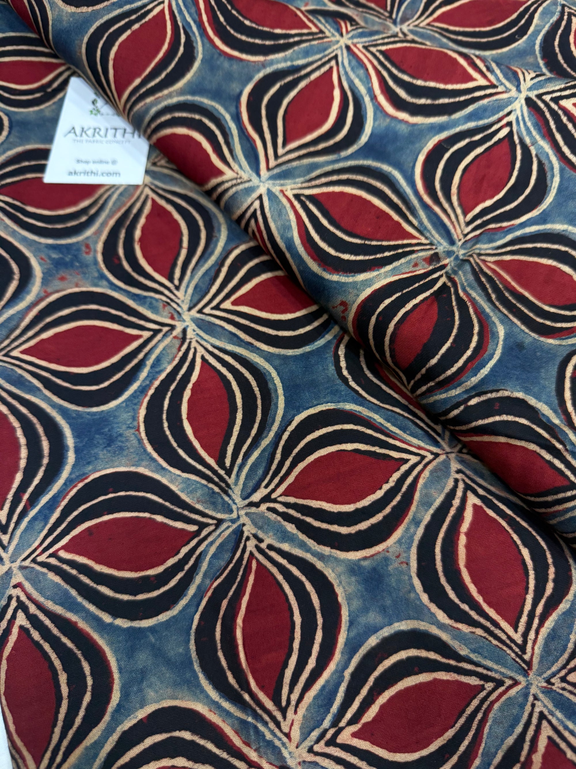 Ajrakh pure modal fabric
