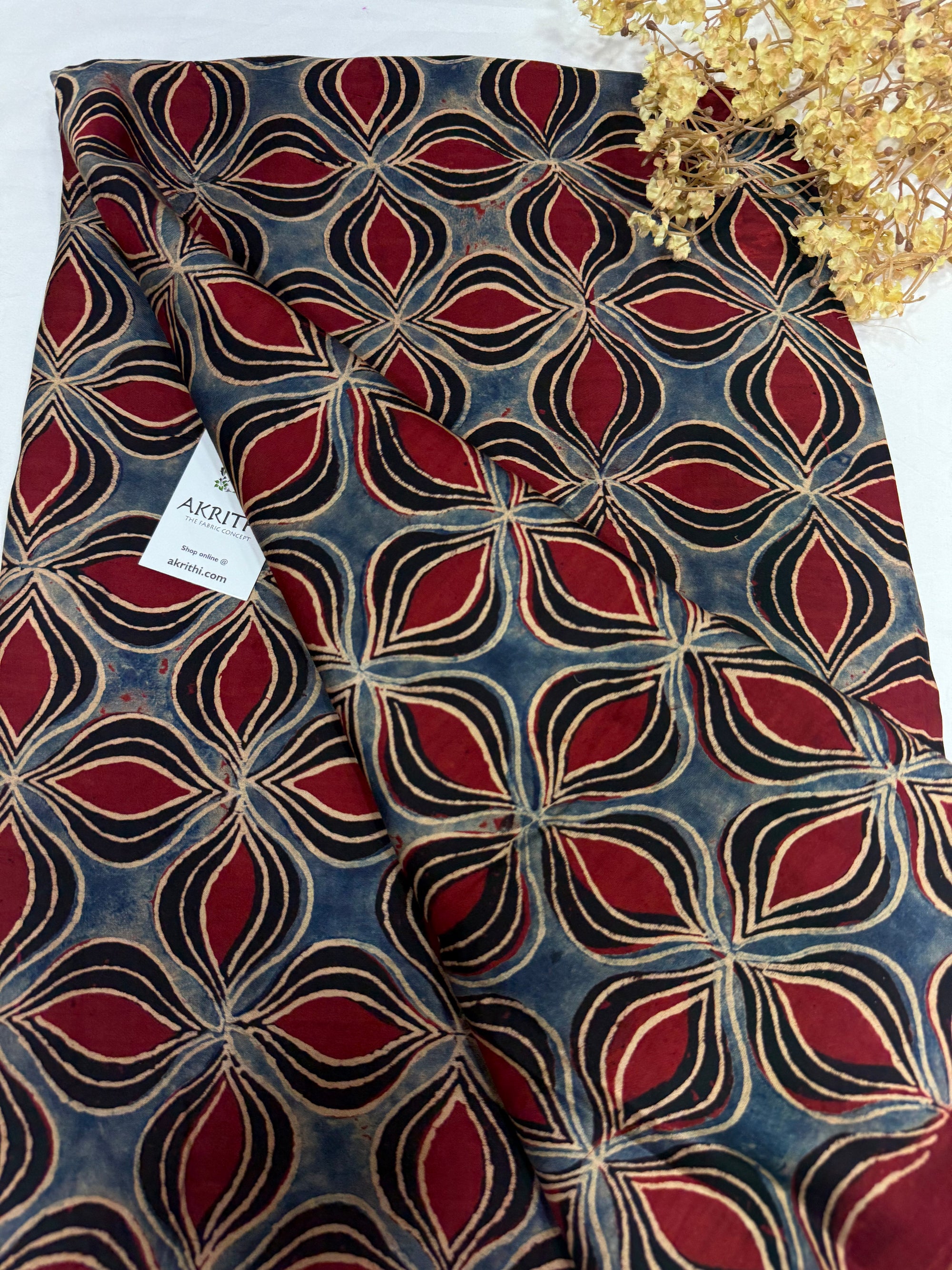Ajrakh pure modal fabric