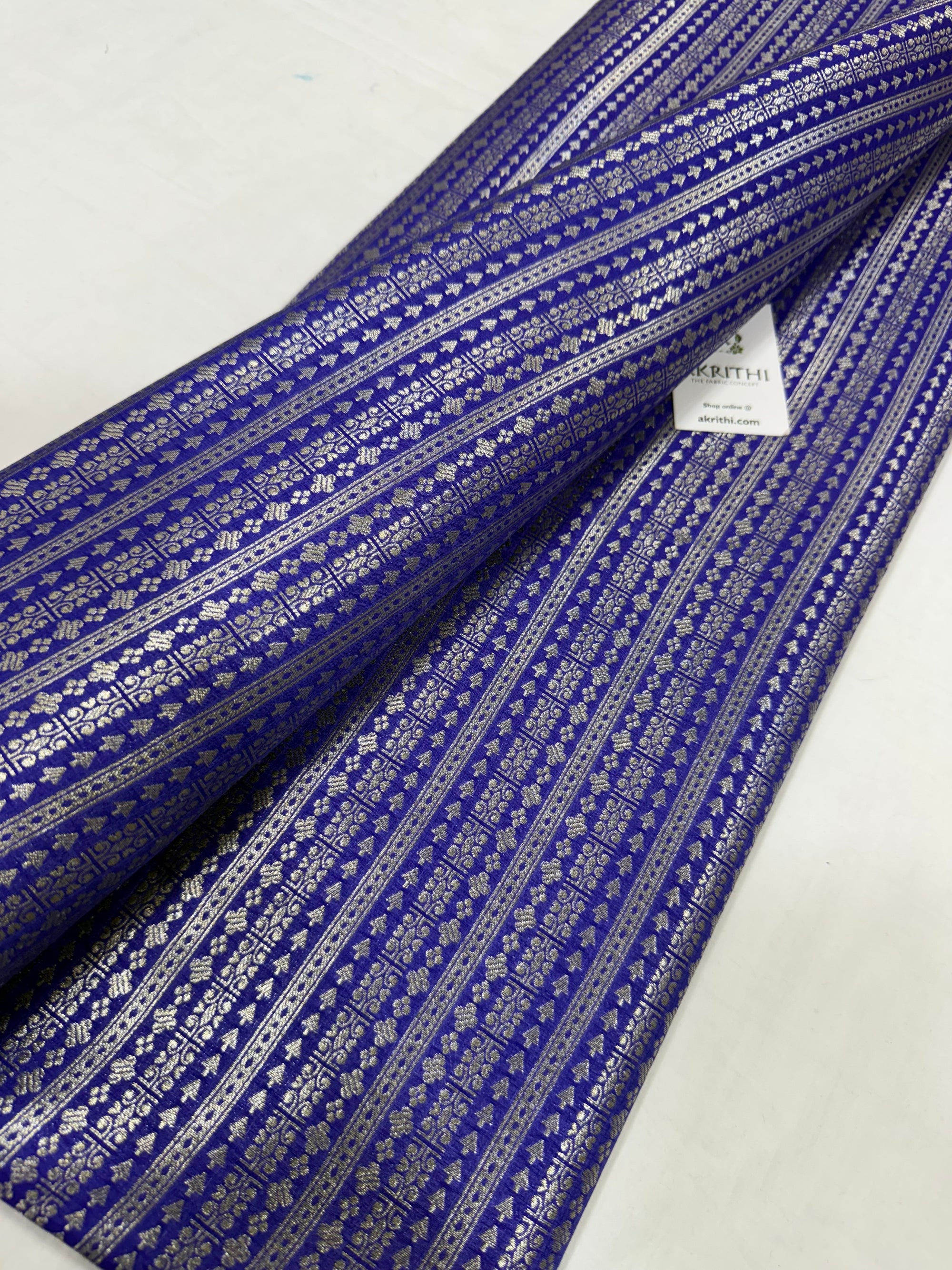 Pure Banarasi brocade fabric