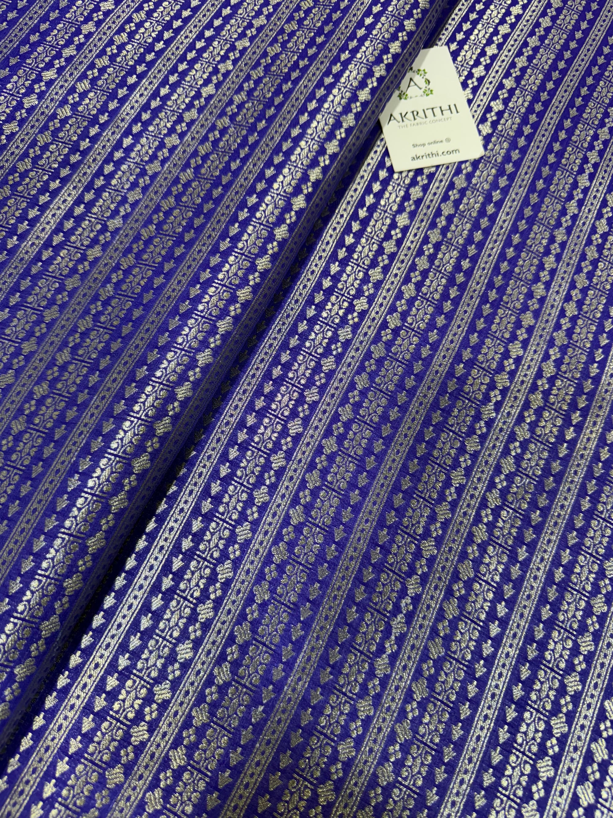 Pure Banarasi brocade fabric