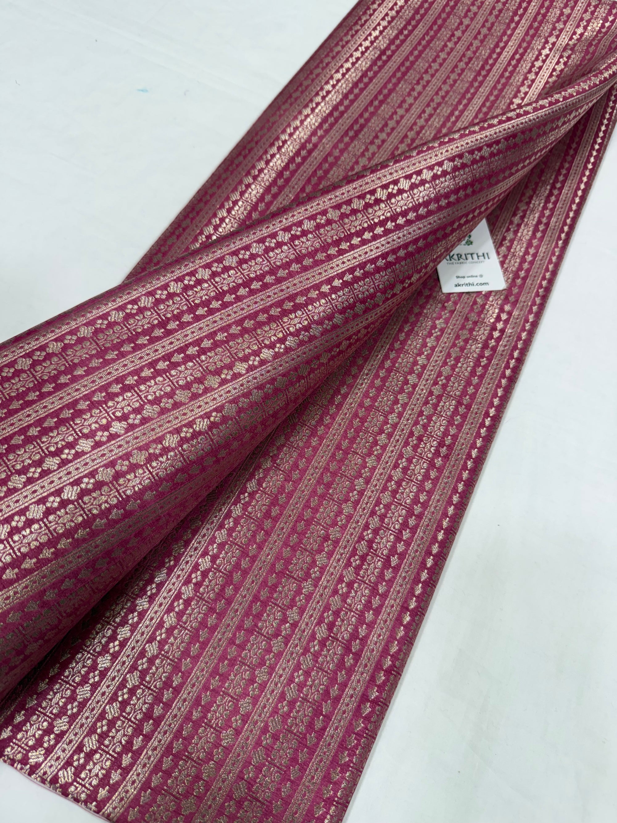 Pure Banarasi brocade fabric
