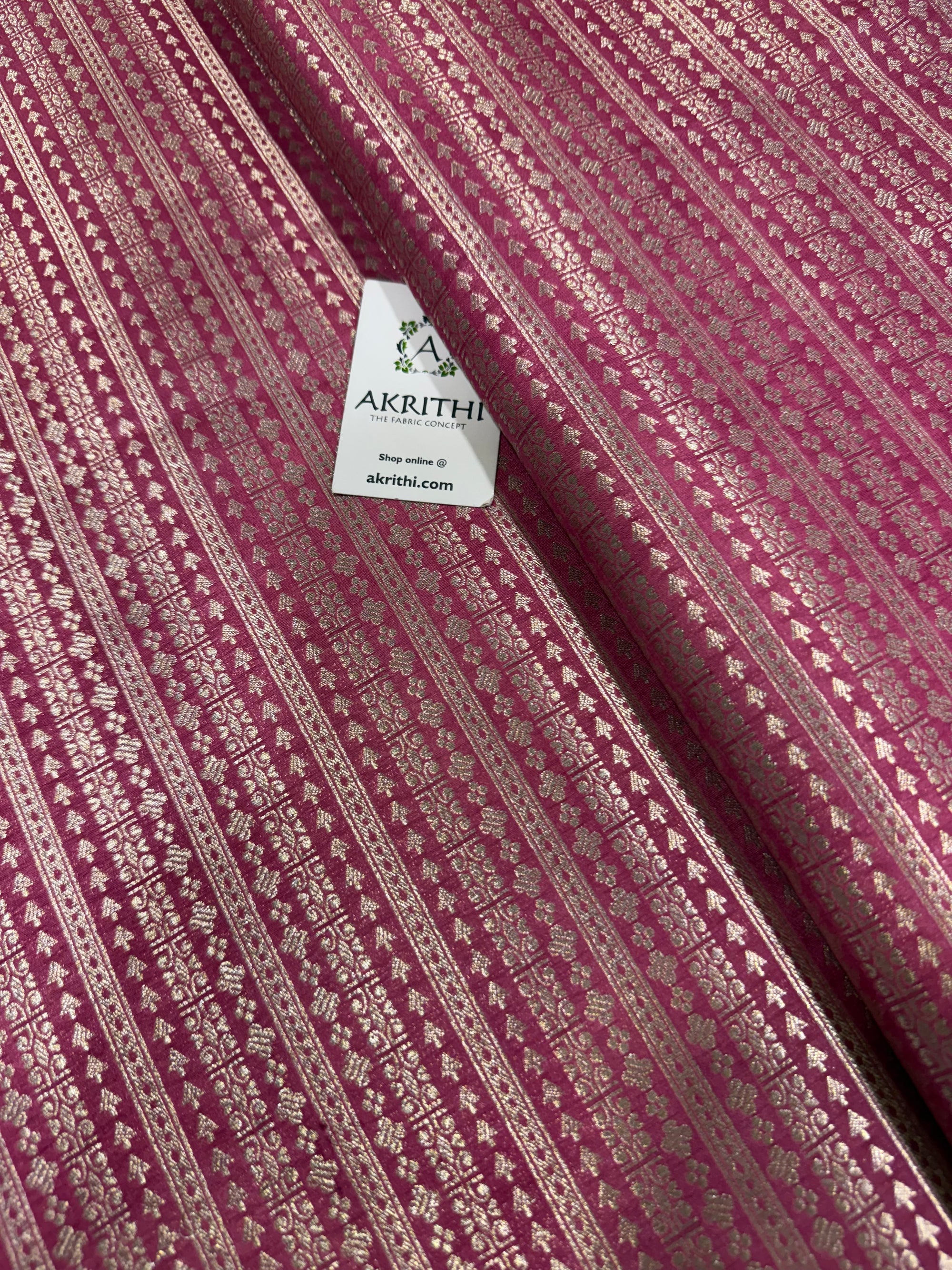 Pure Banarasi brocade fabric
