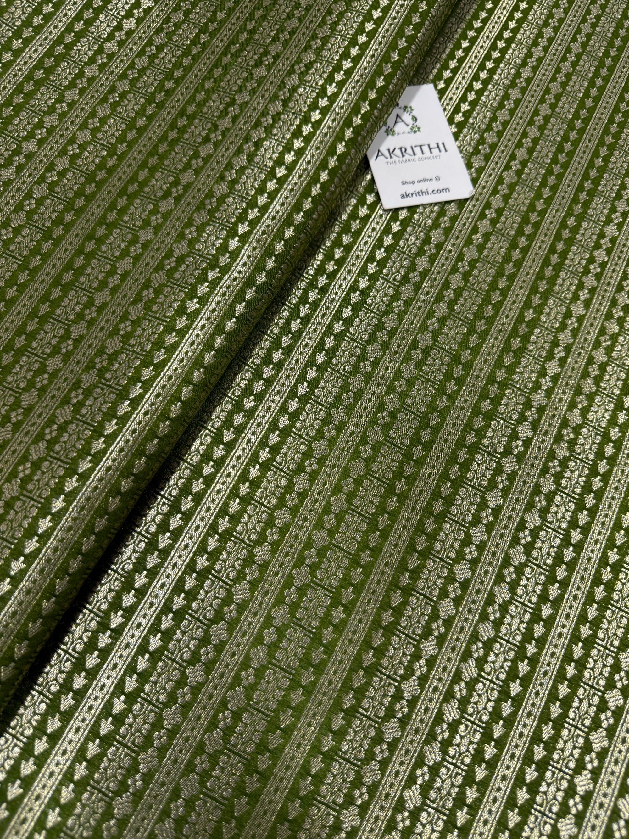 Pure Banarasi brocade fabric